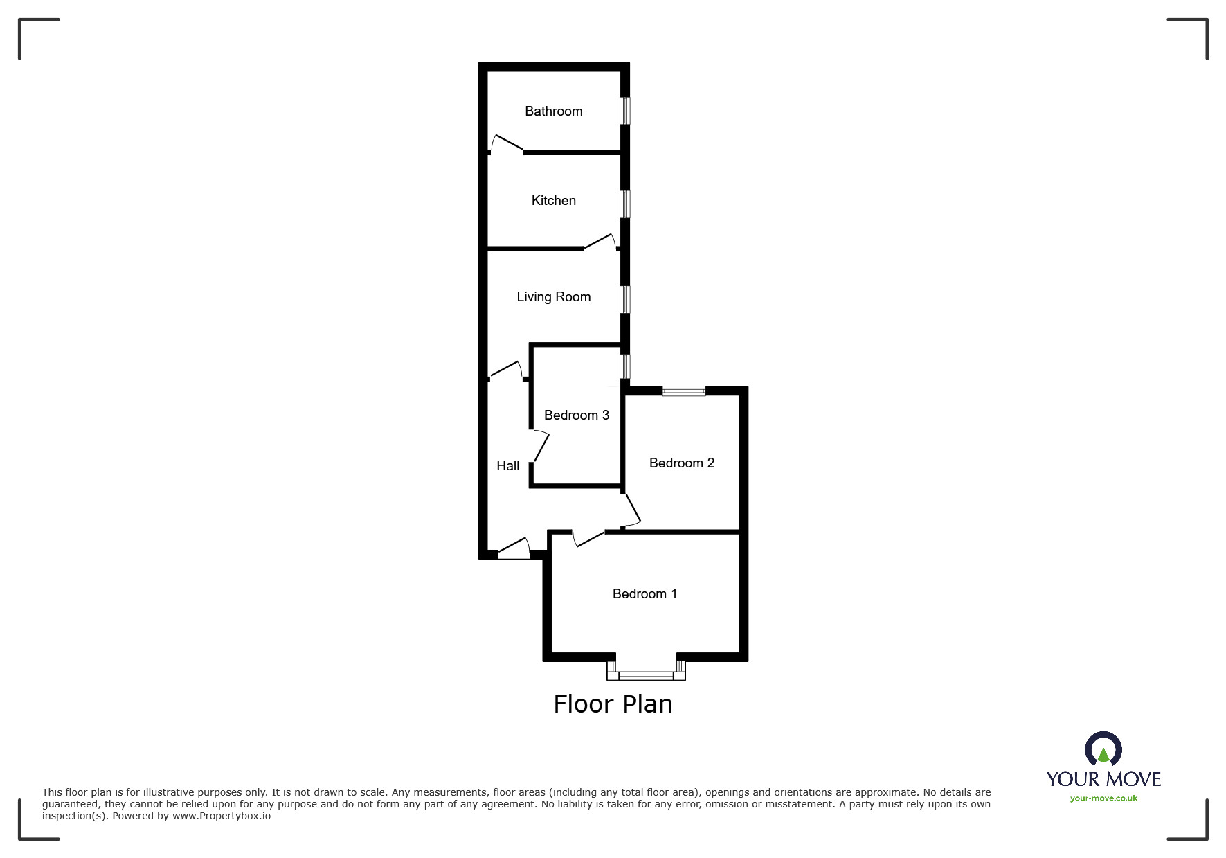 Flat A, 169, Lea Road, West Midlands floorplan