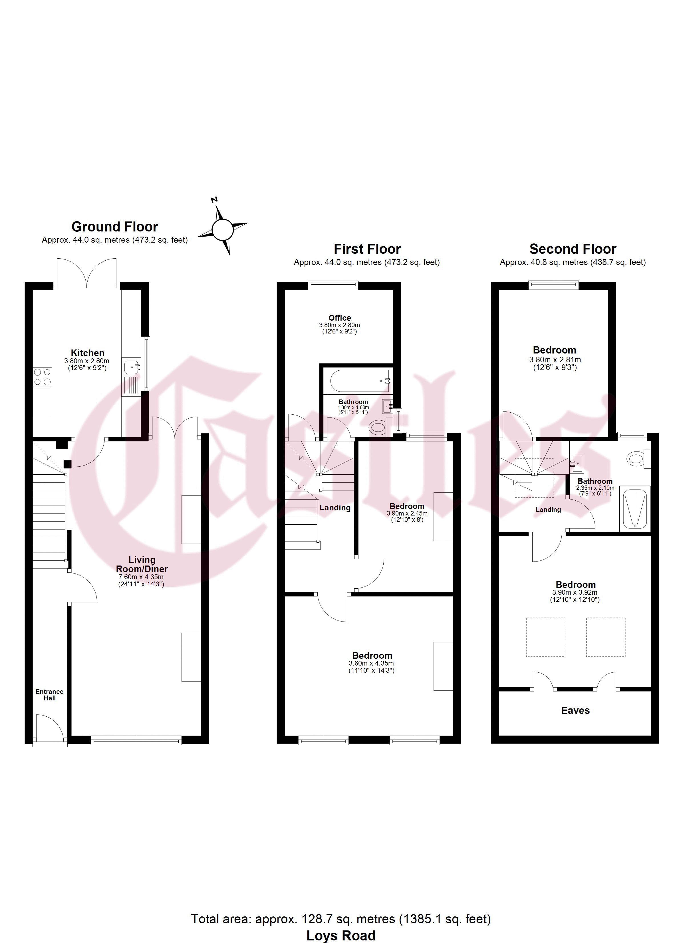 52, St. Loy's Road, London floorplan