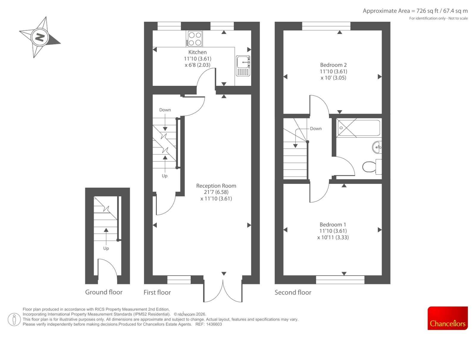 125b, Harefields, Oxford floorplan