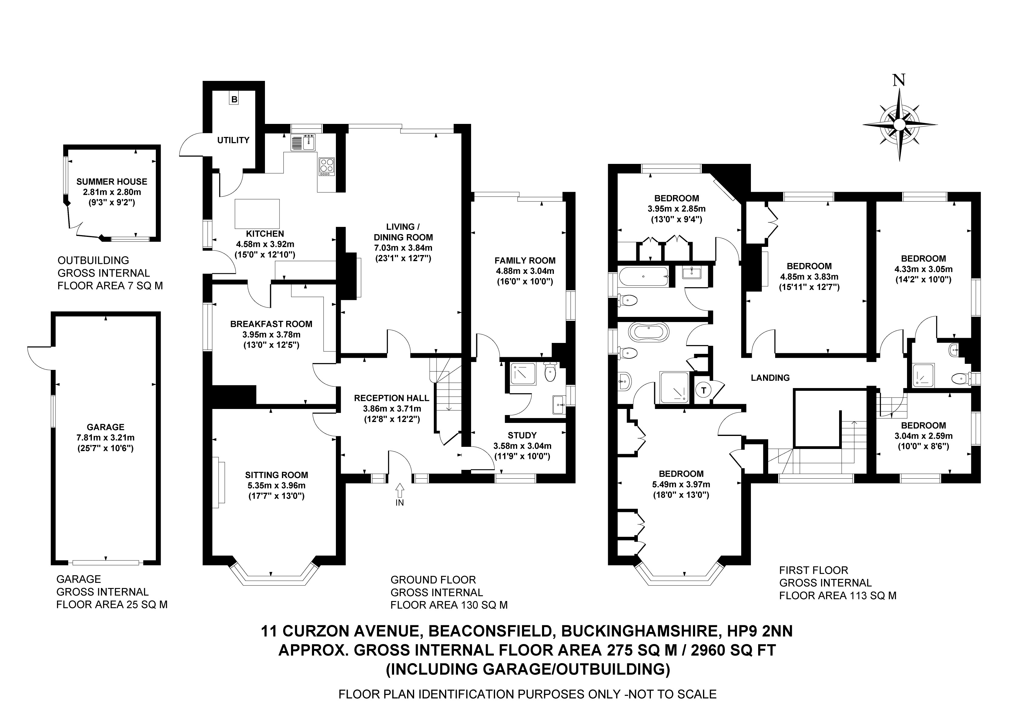 11, Curzon Avenue, Buckinghamshire floorplan