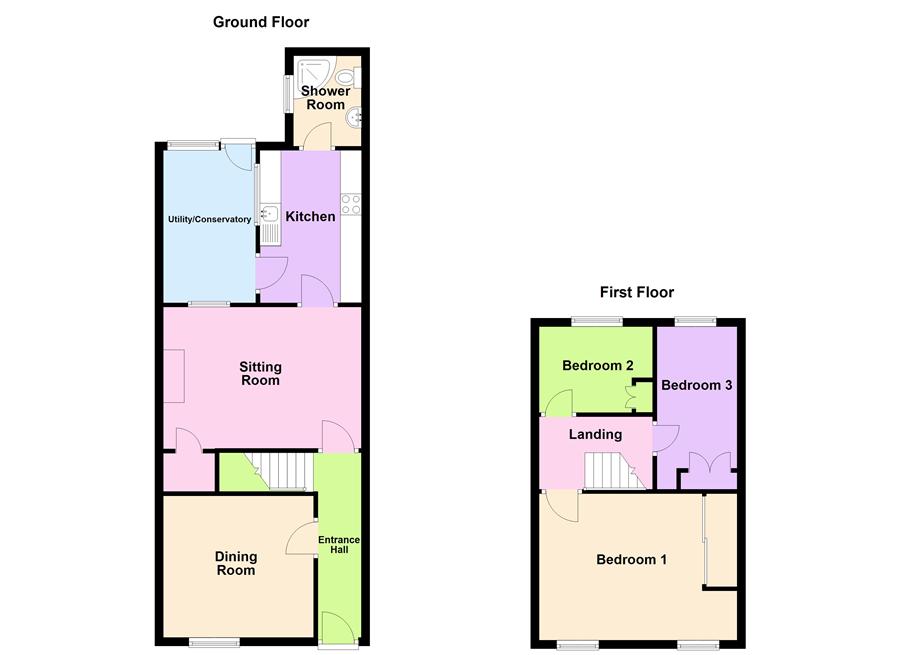 4, Albert Road, Evesham floorplan