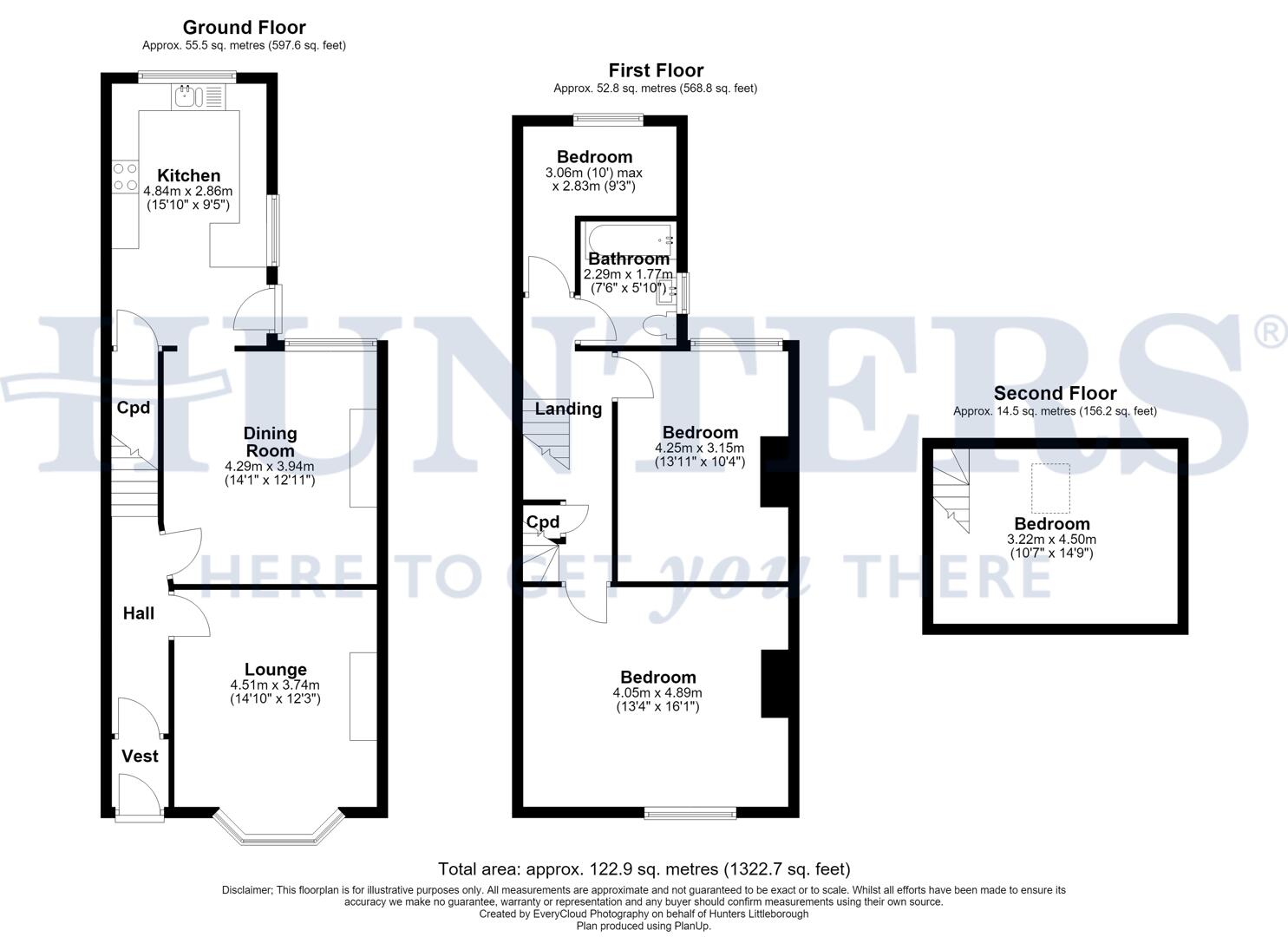 4, Centre Vale, Littleborough floorplan
