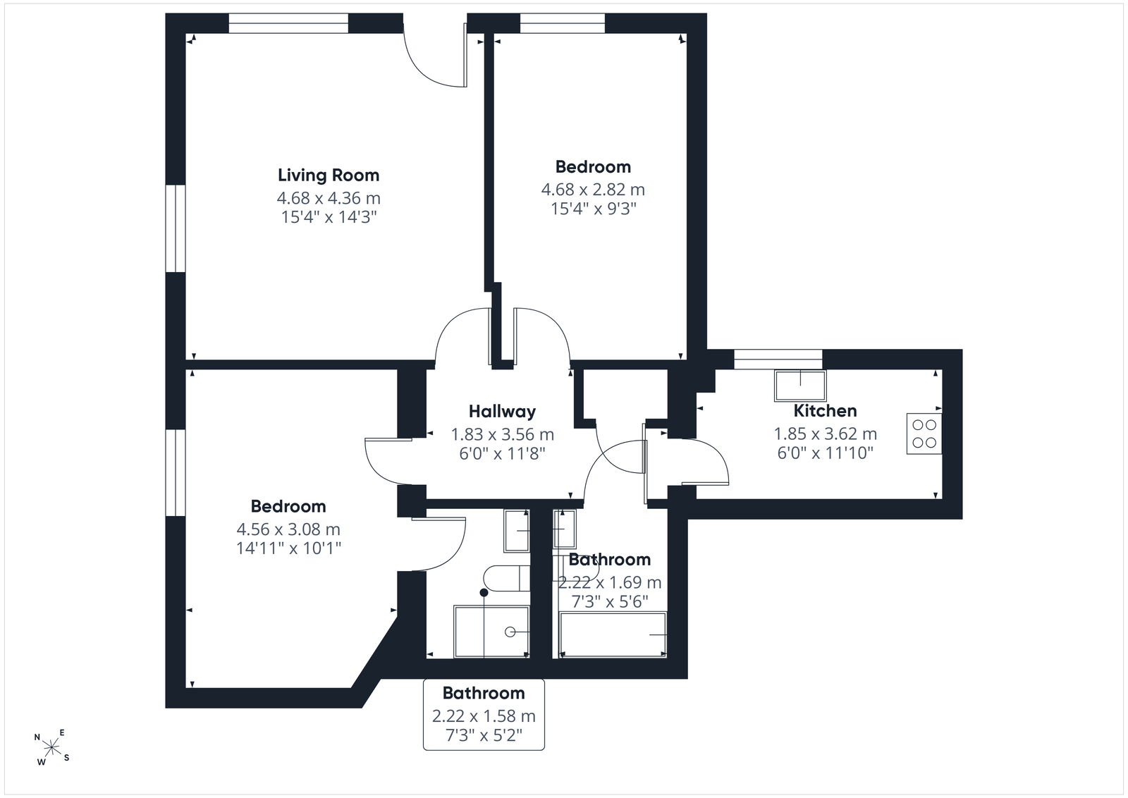 82c, Herne Bay Road, Whitstable floorplan