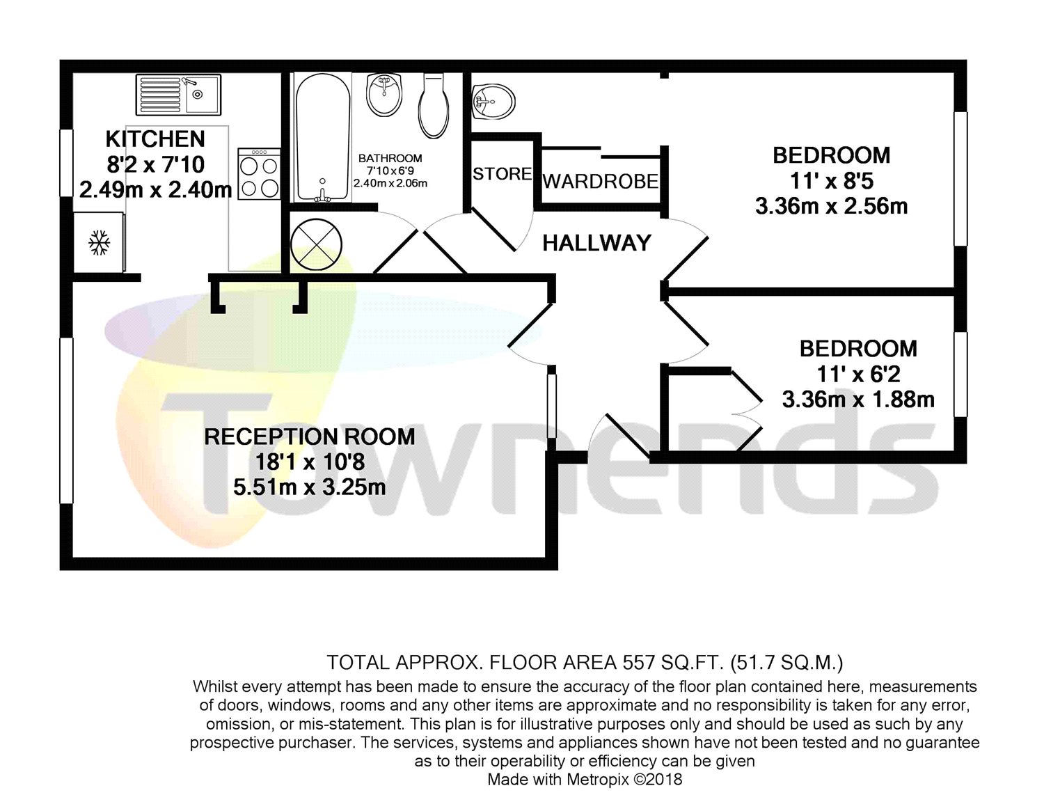 2 Bedrooms Flat for sale in Hardcastle Close, Croydon CR0