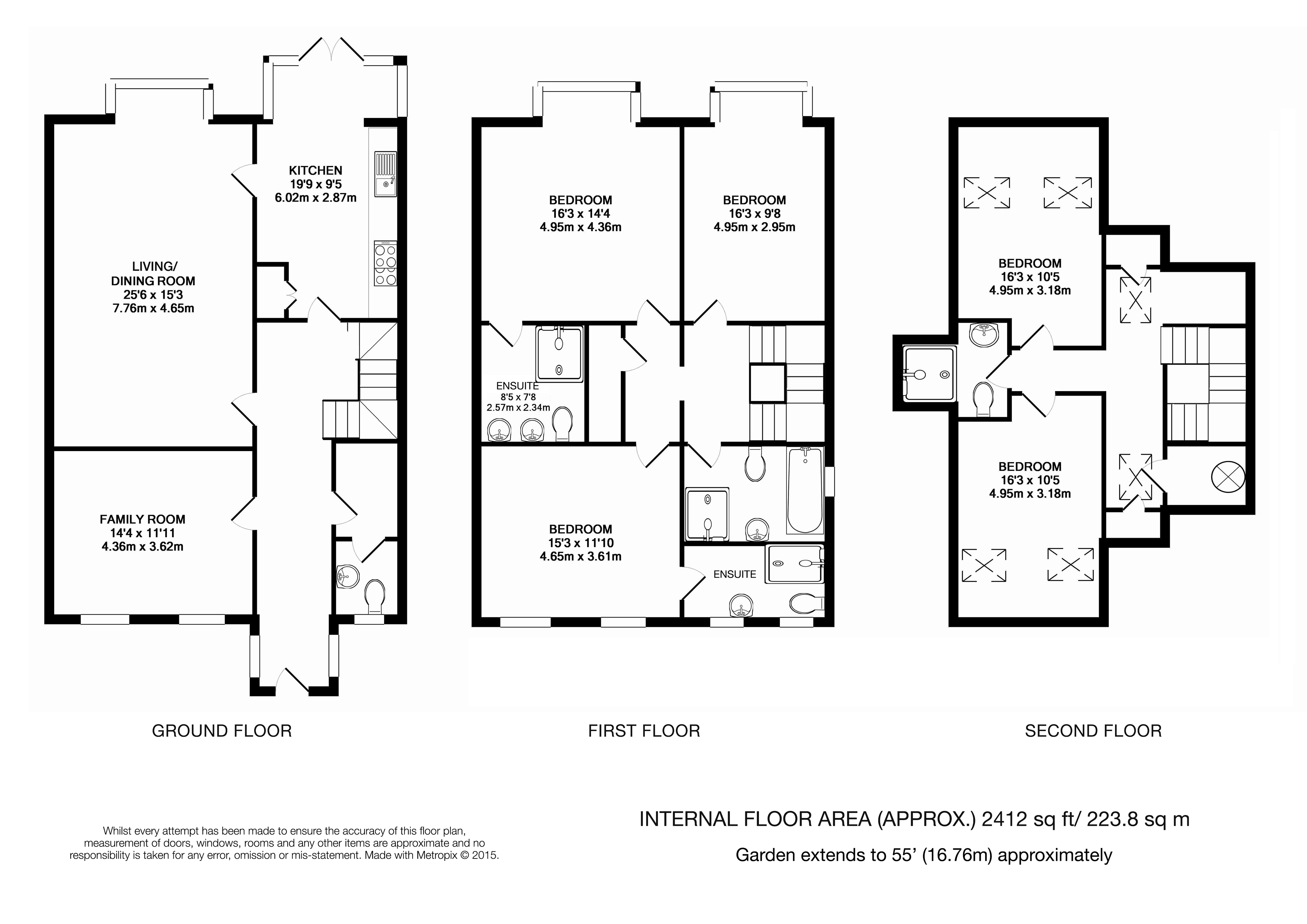 St Catherine's Hall, St. Catherines Road, Camberley floorplan