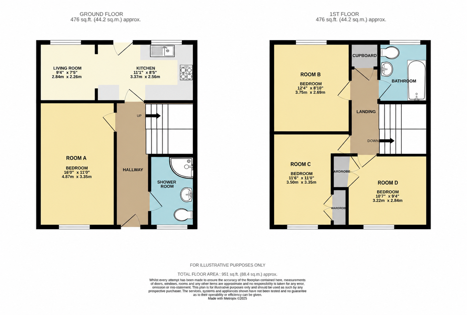 Room C, 125, Roman Way, Surrey floorplan