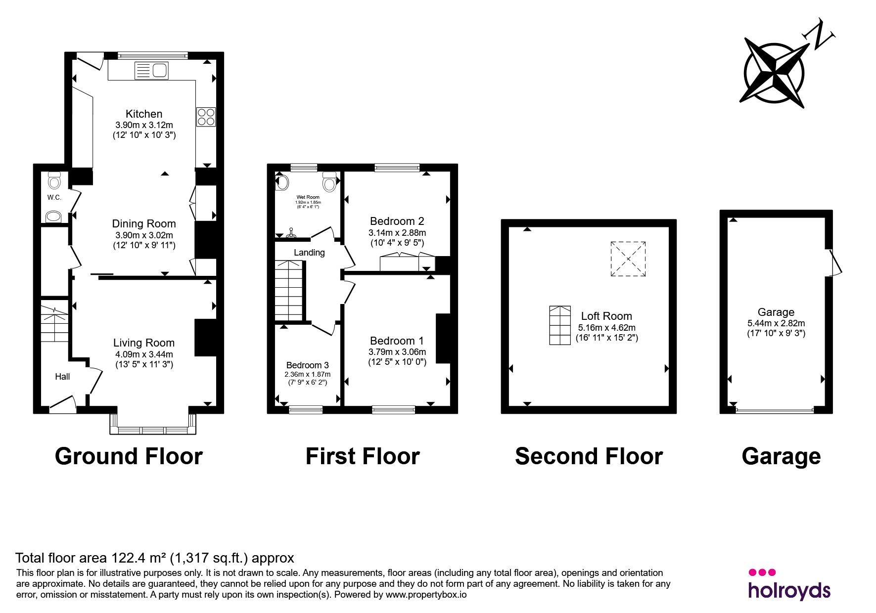 7, Ryshworth Crescent, Bingley floorplan