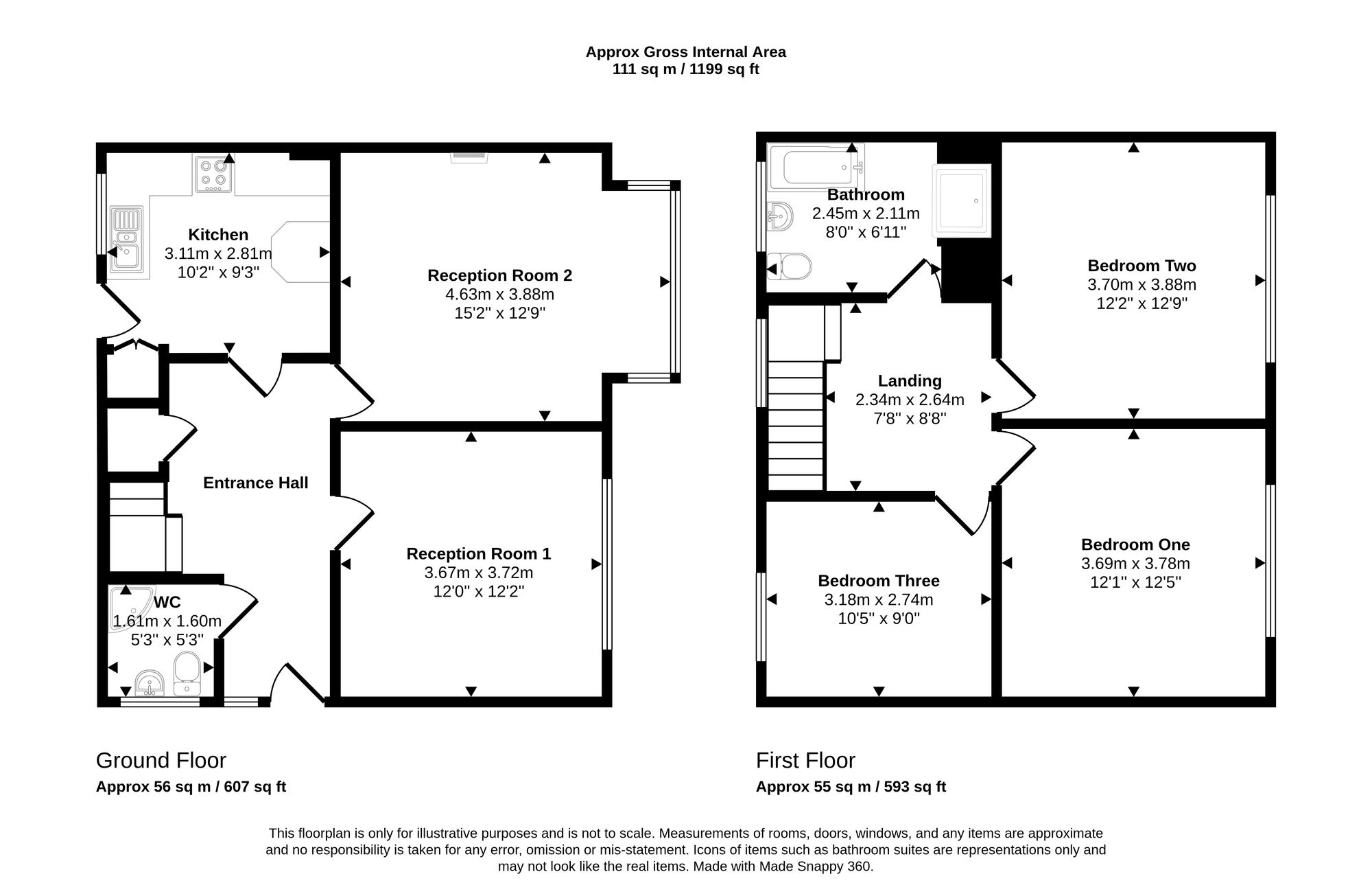 23 Conduit Place, Port Talbot floorplan