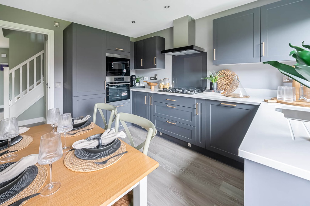 Enjoy Meals Together In The Social Kitchen Breakfast Area