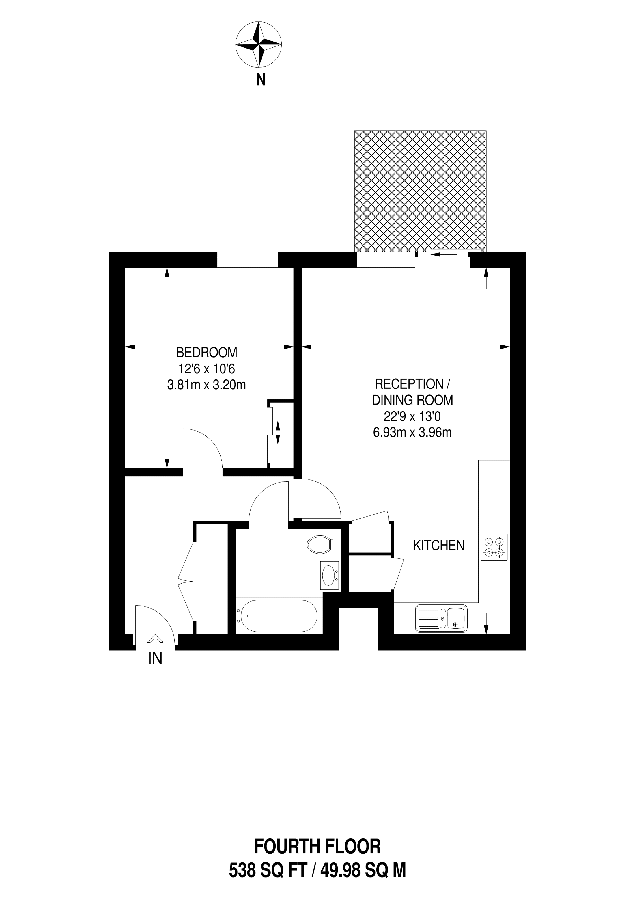 1 Bedrooms Flat to rent in London Road, Barking IG11