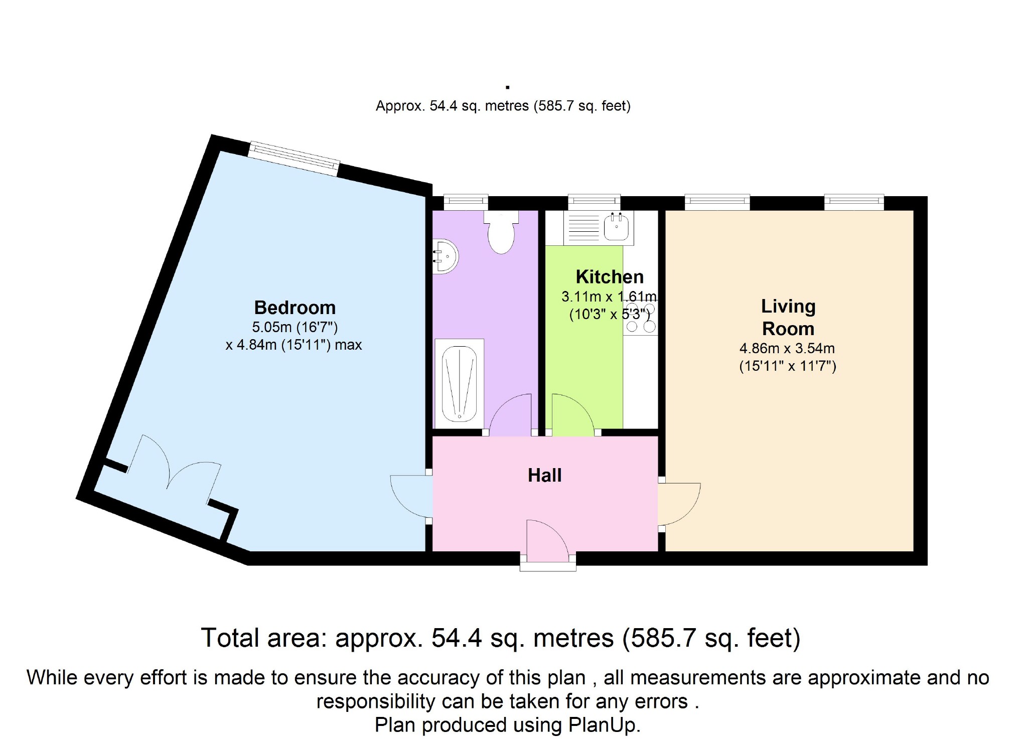 1 Bedrooms Flat to rent in Eton College Road, London NW3