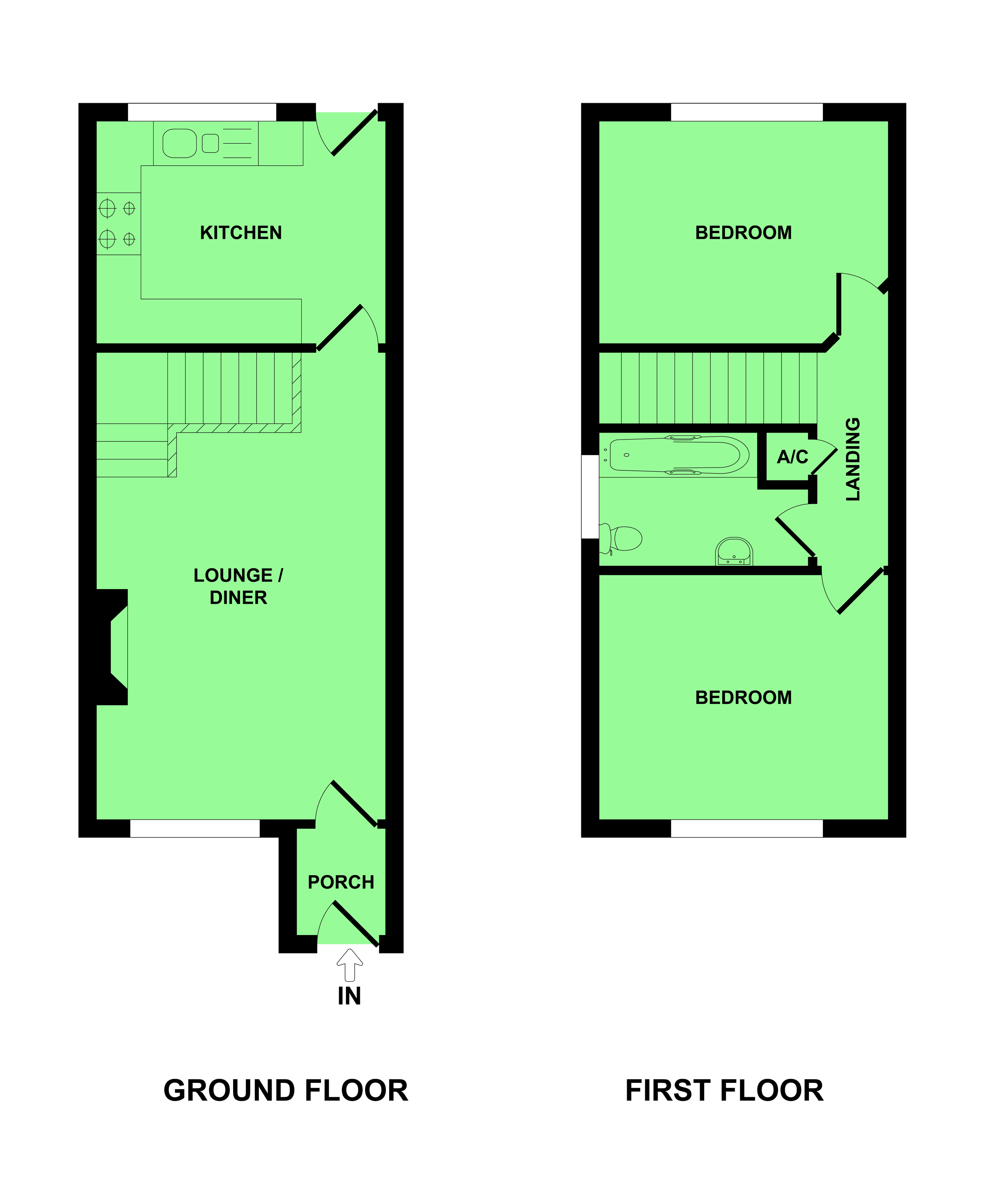 134, Marlborough Green Crescent, Great Yarmouth floorplan