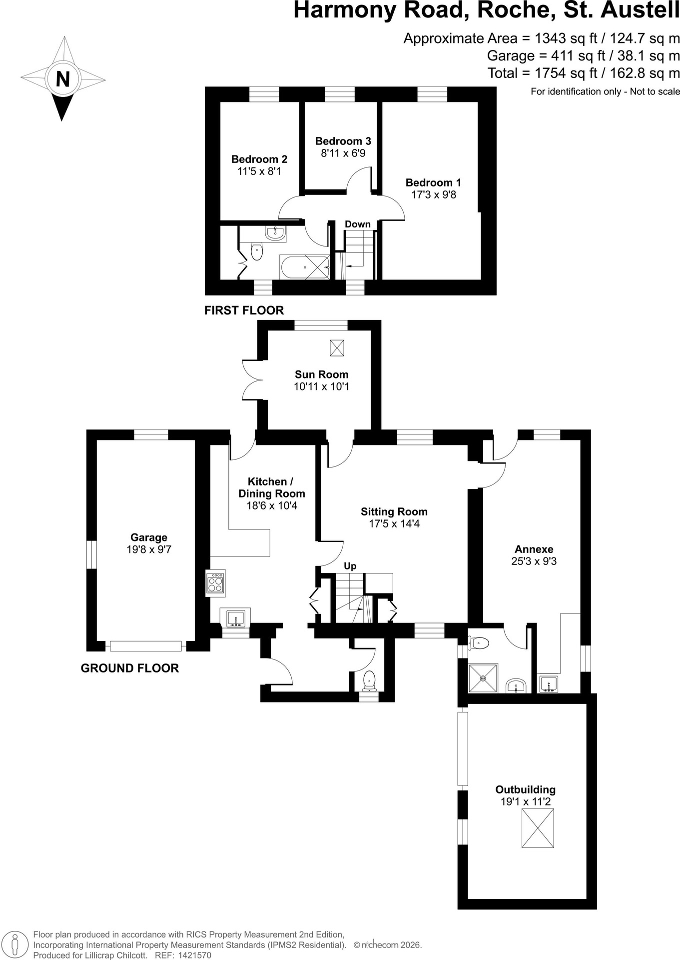 41 Harmony Road, St. Austell floorplan