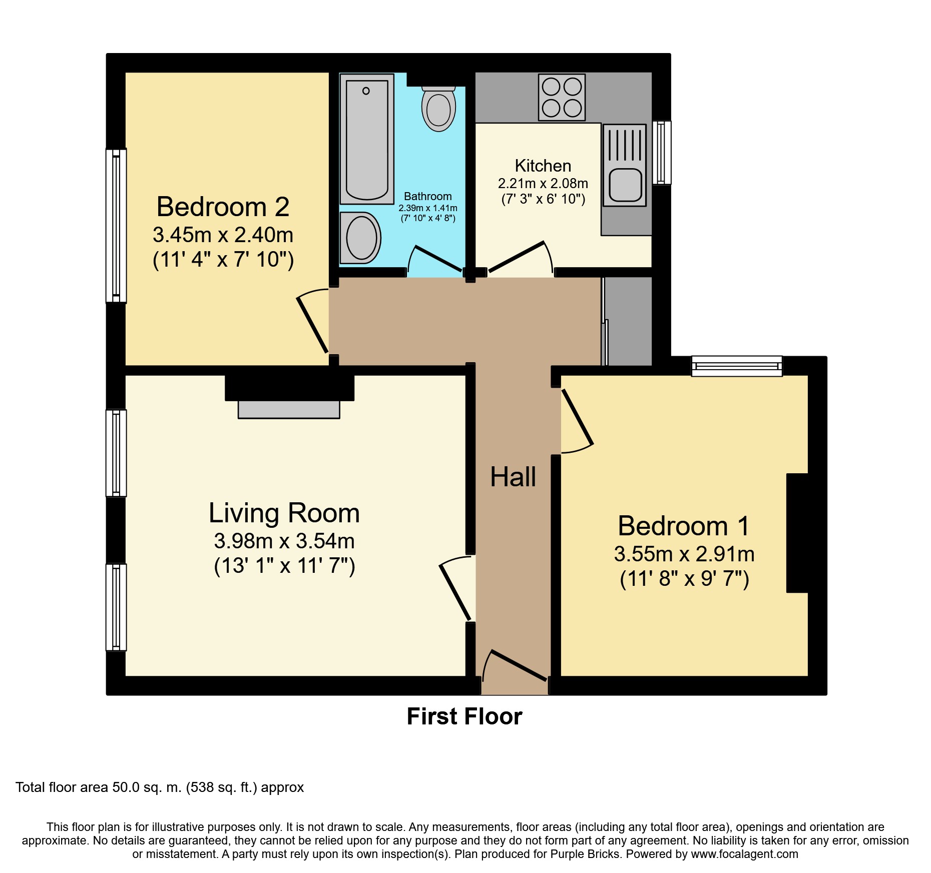 2 Bedrooms Flat for sale in Hadley Road, Barnet EN5