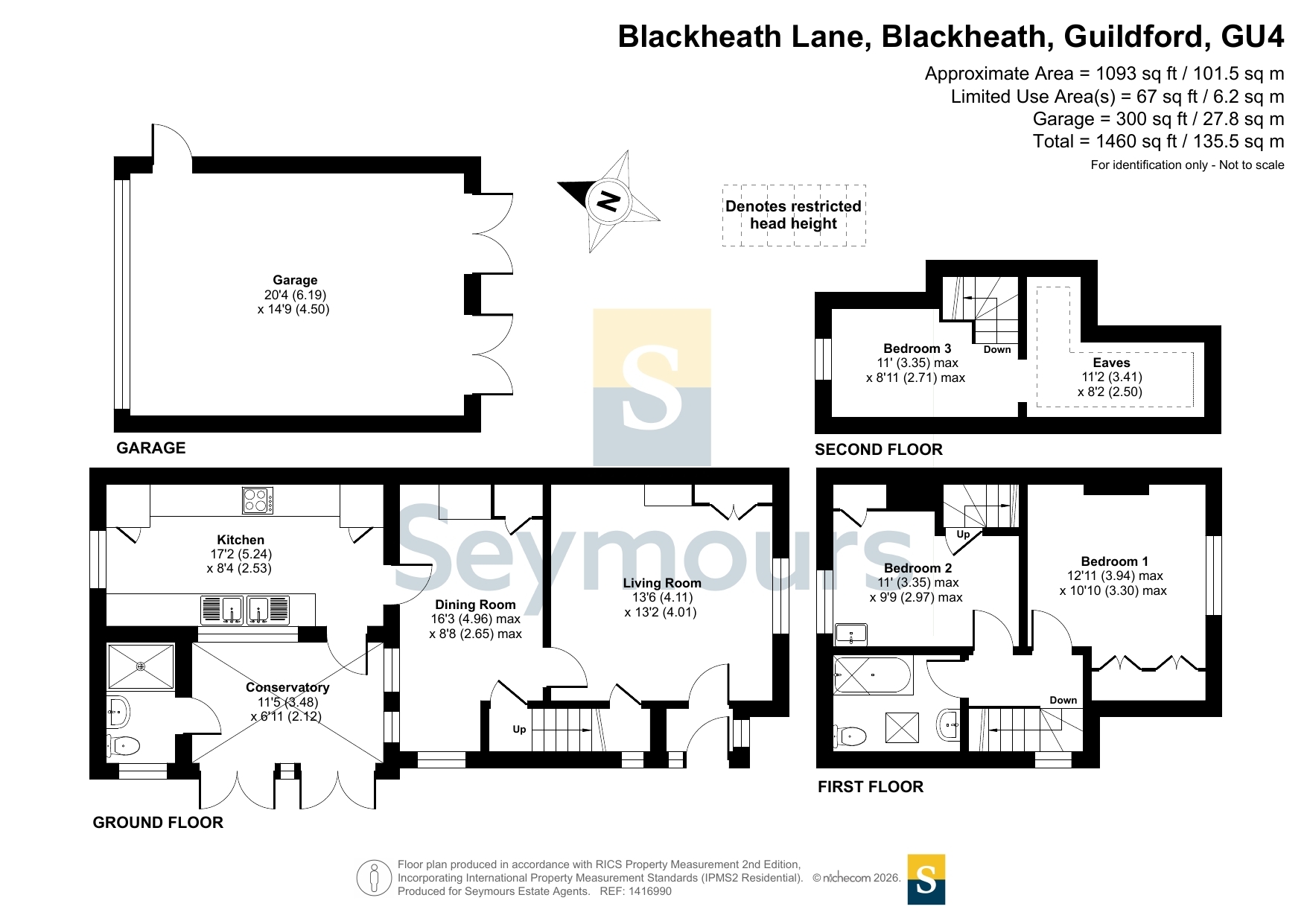 1 Chestnut Corner,, Blackheath Lane, Guildford floorplan