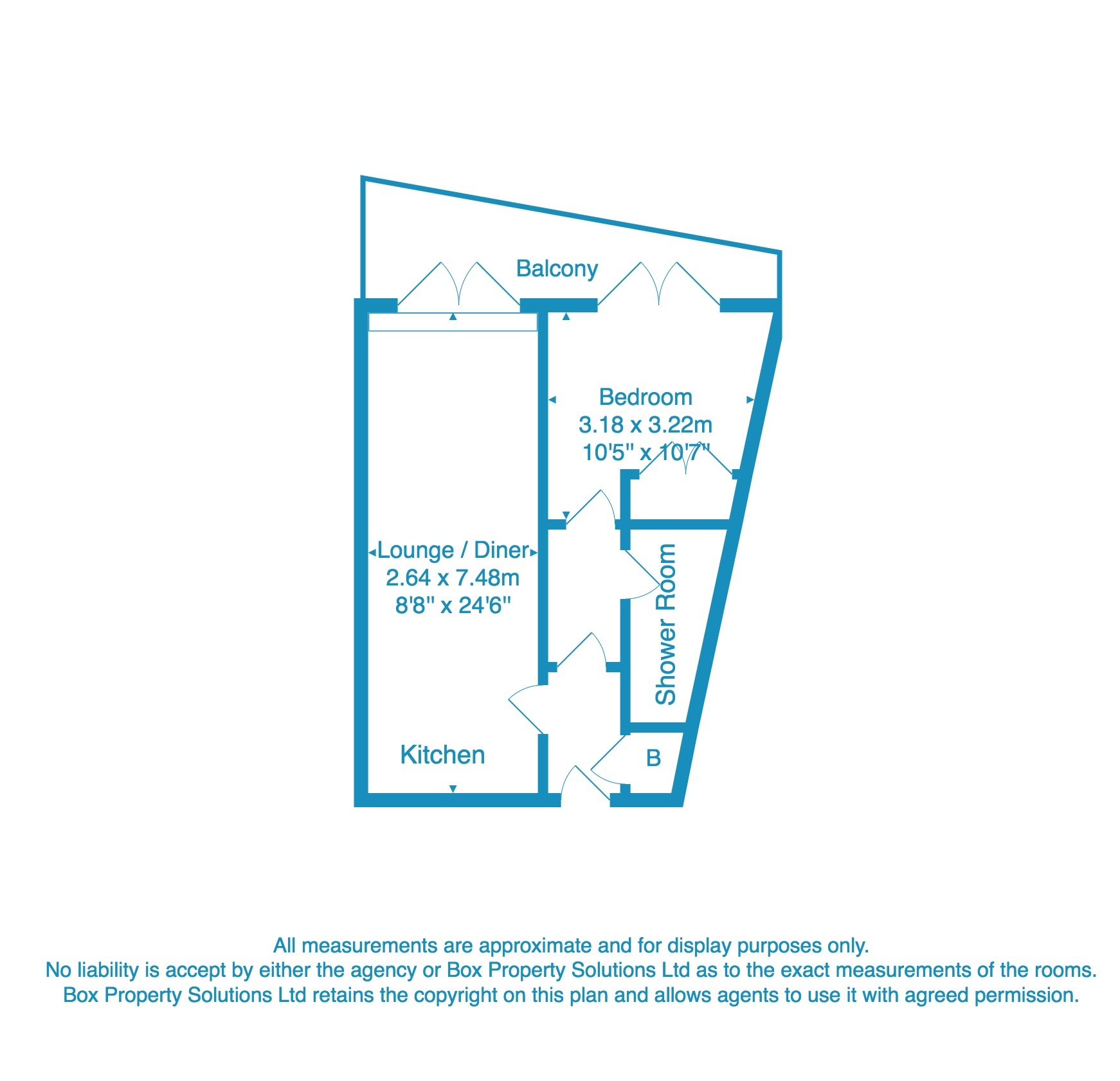 7B, THE QUAYS, 3 CONCORDIA STREET, WEST YORKSHIRE floorplan