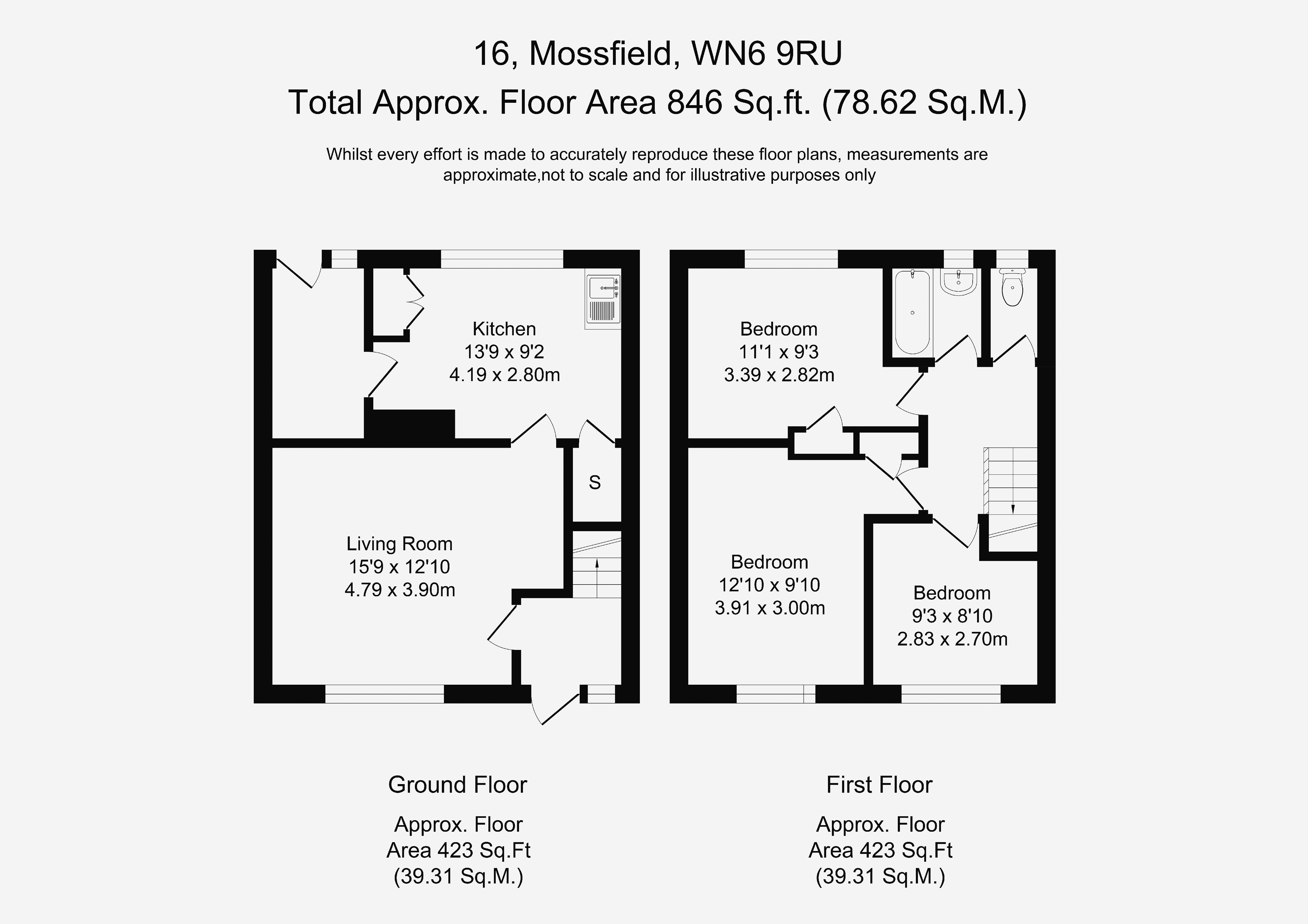 3 Bedrooms Terraced house for sale in Mossfields, Wrightington, Wigan WN6