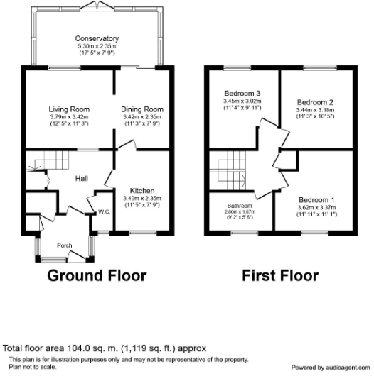 20 Green Lea, Green Lea, Leeds floorplan