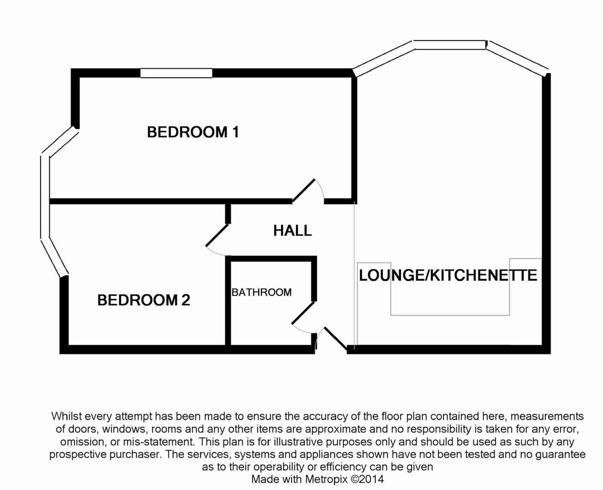 Flat A, 1 Christchurch Road, Hemel Hempstead floorplan