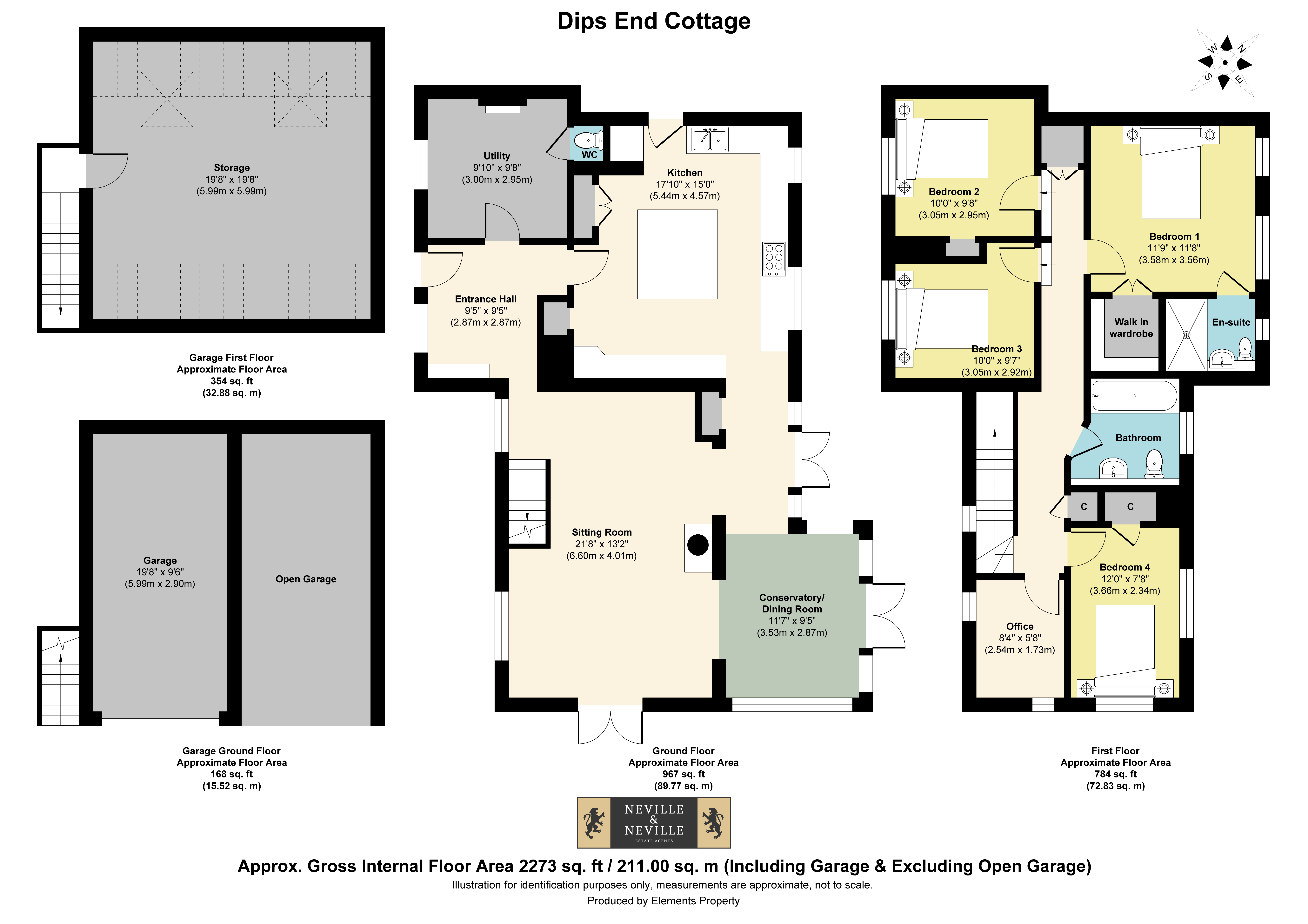 Dips End Cottage,, Brightling, Robertsbridge floorplan