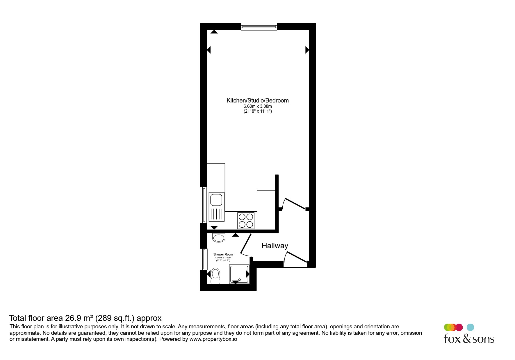 Flat 2, 1, Wordsworth Road, Worthing floorplan