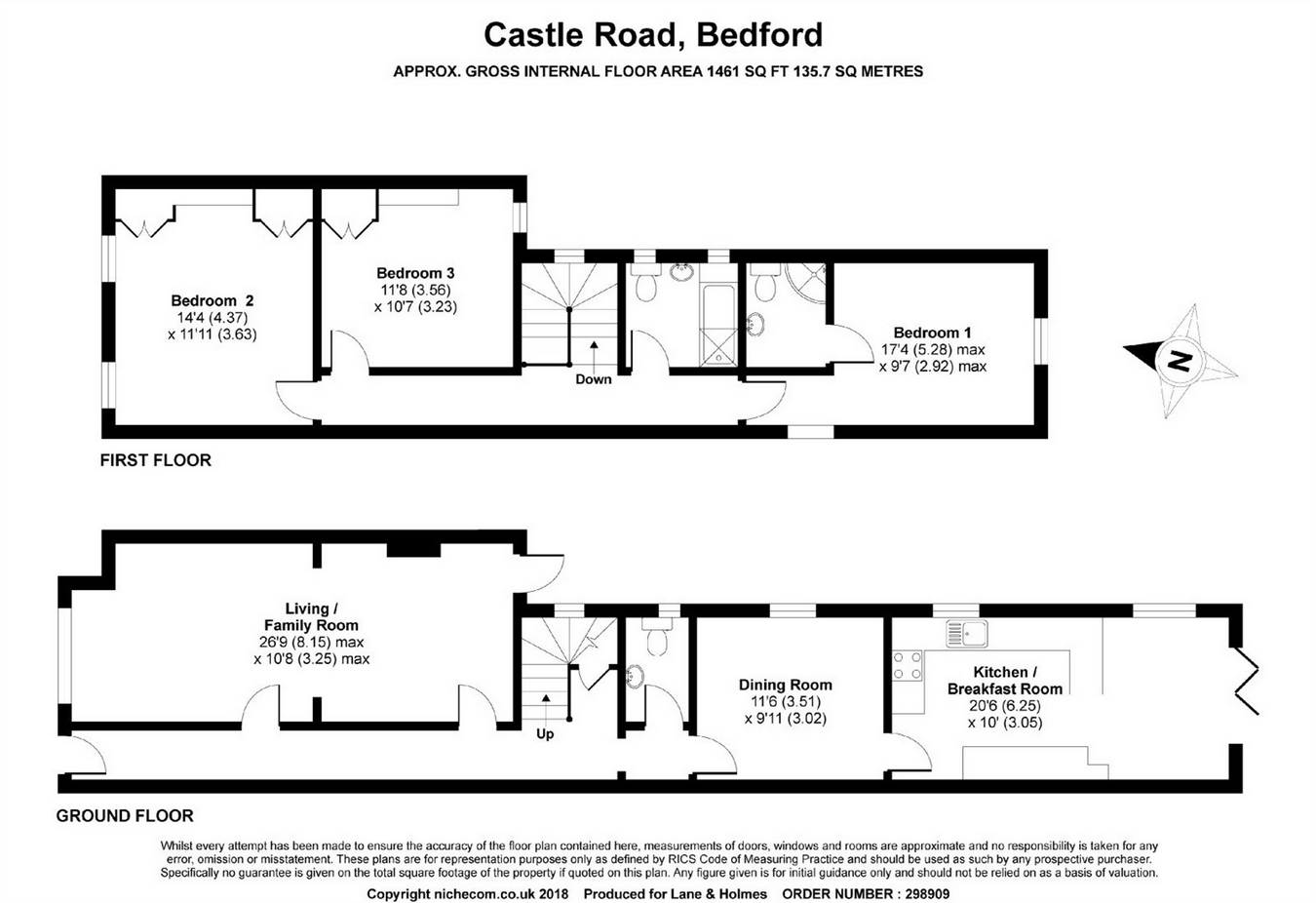 3 Bedrooms Detached house for sale in Castle Road, Bedford MK40