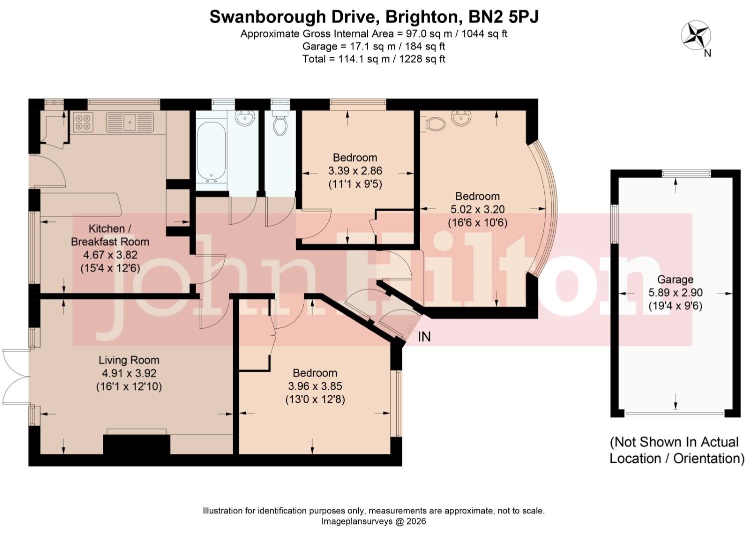 Swanborough Drive, Brighton floorplan