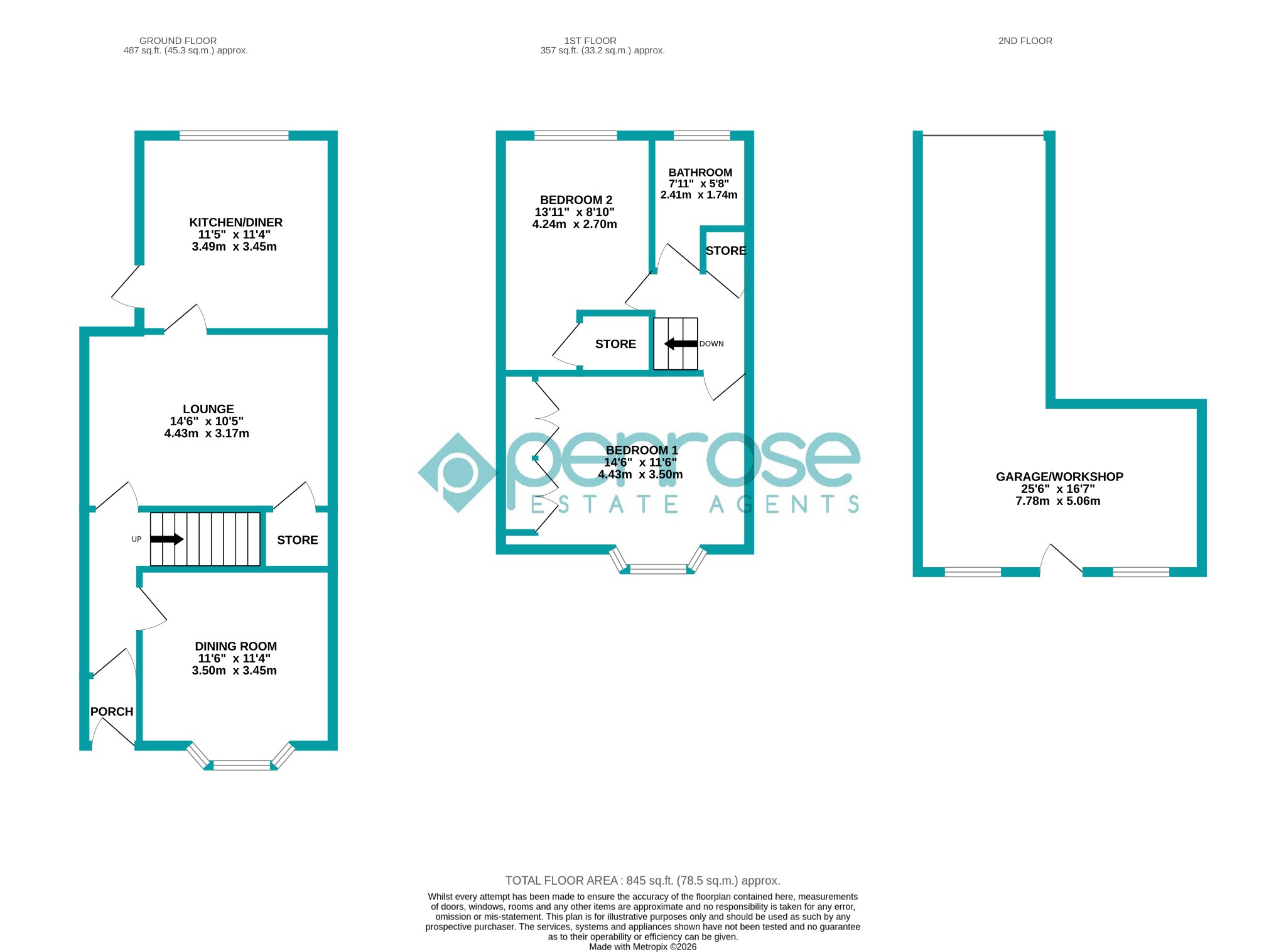 43, Halfmoon Lane, Dunstable floorplan