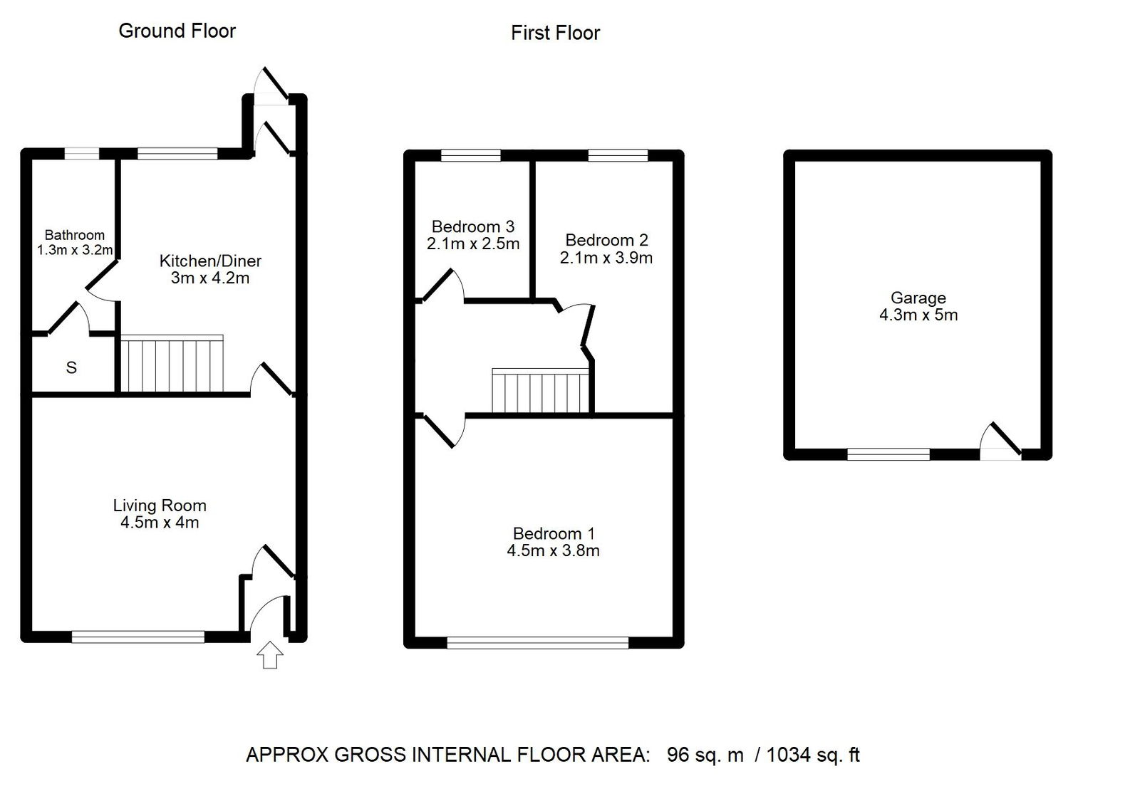 15, Bradley Fold Road, Bolton floorplan