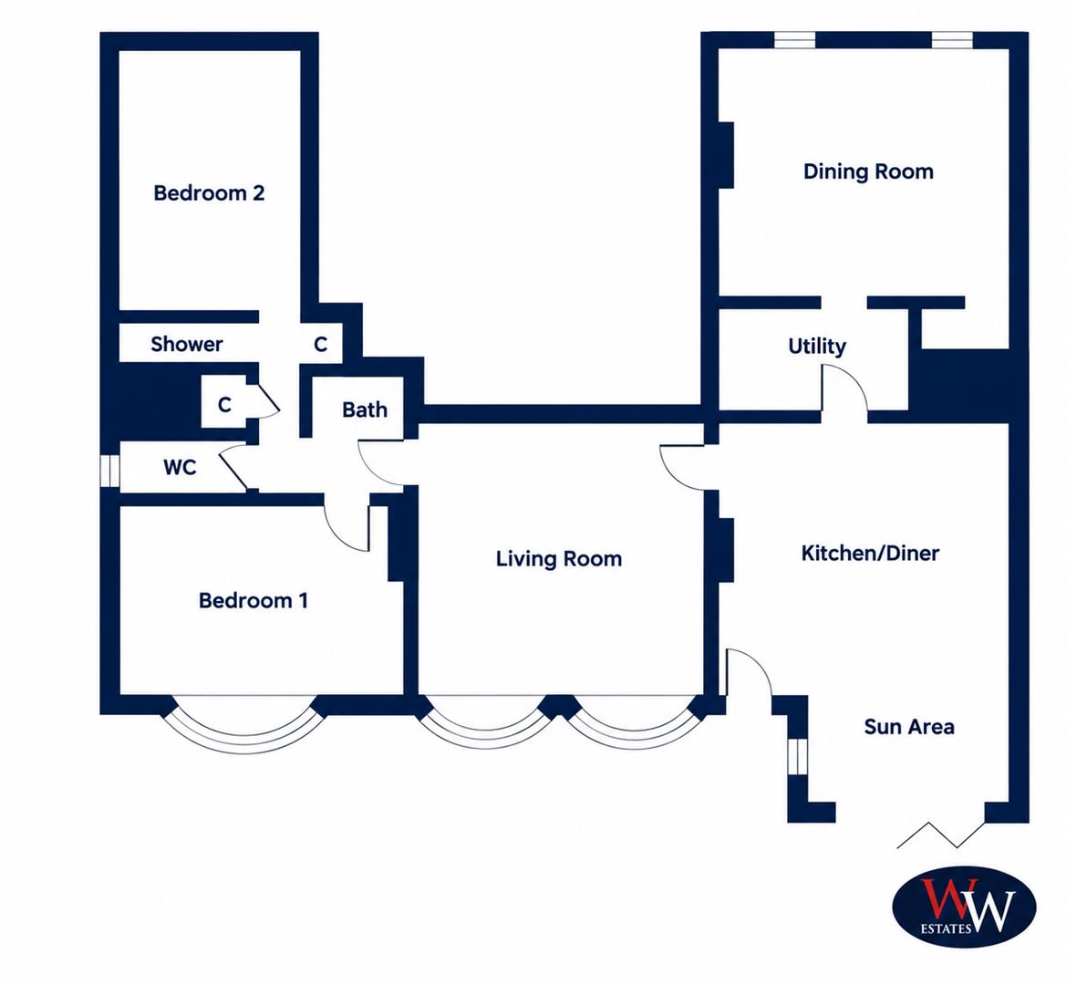 Upper Green, Baildon floorplan