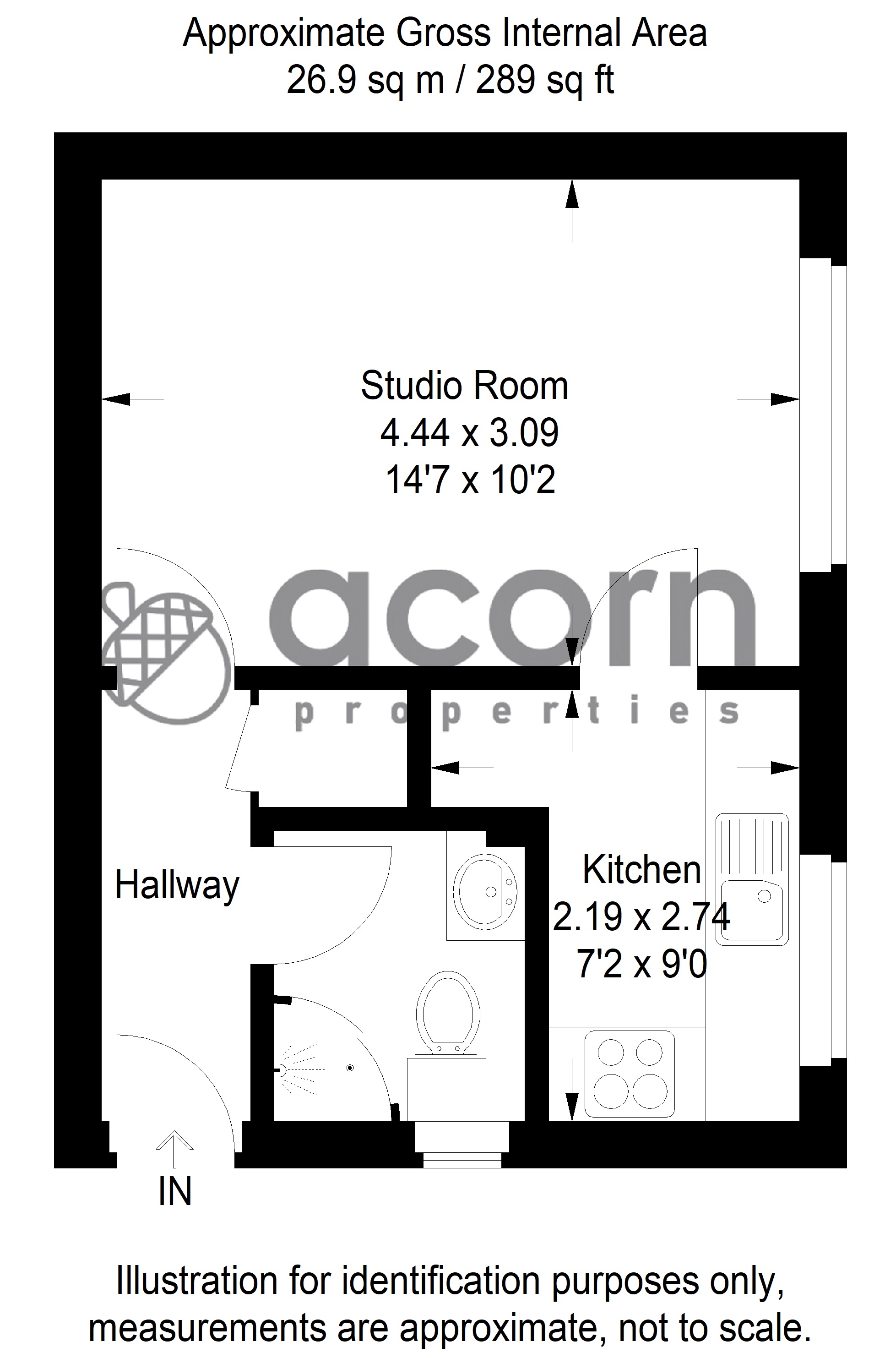 60, Heron Court, Colindale floorplan