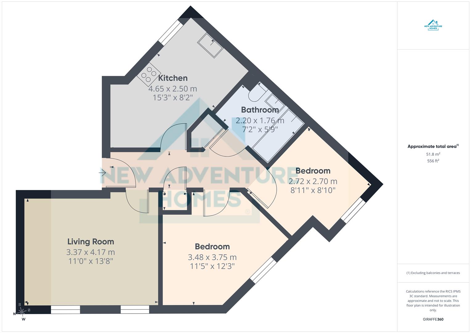 9, Webbs Court, Northwich floorplan