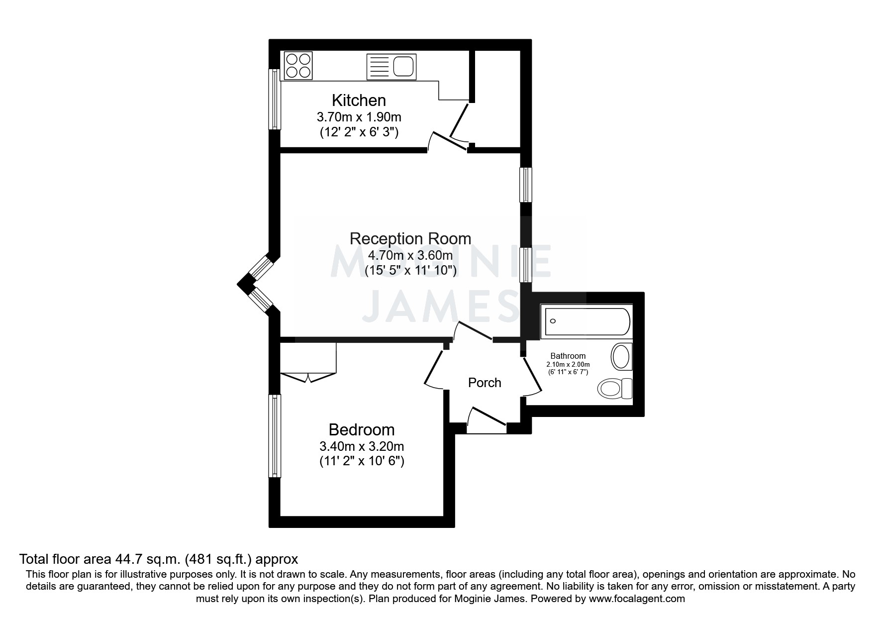 205, Coed Edeyrn, Caerdydd floorplan