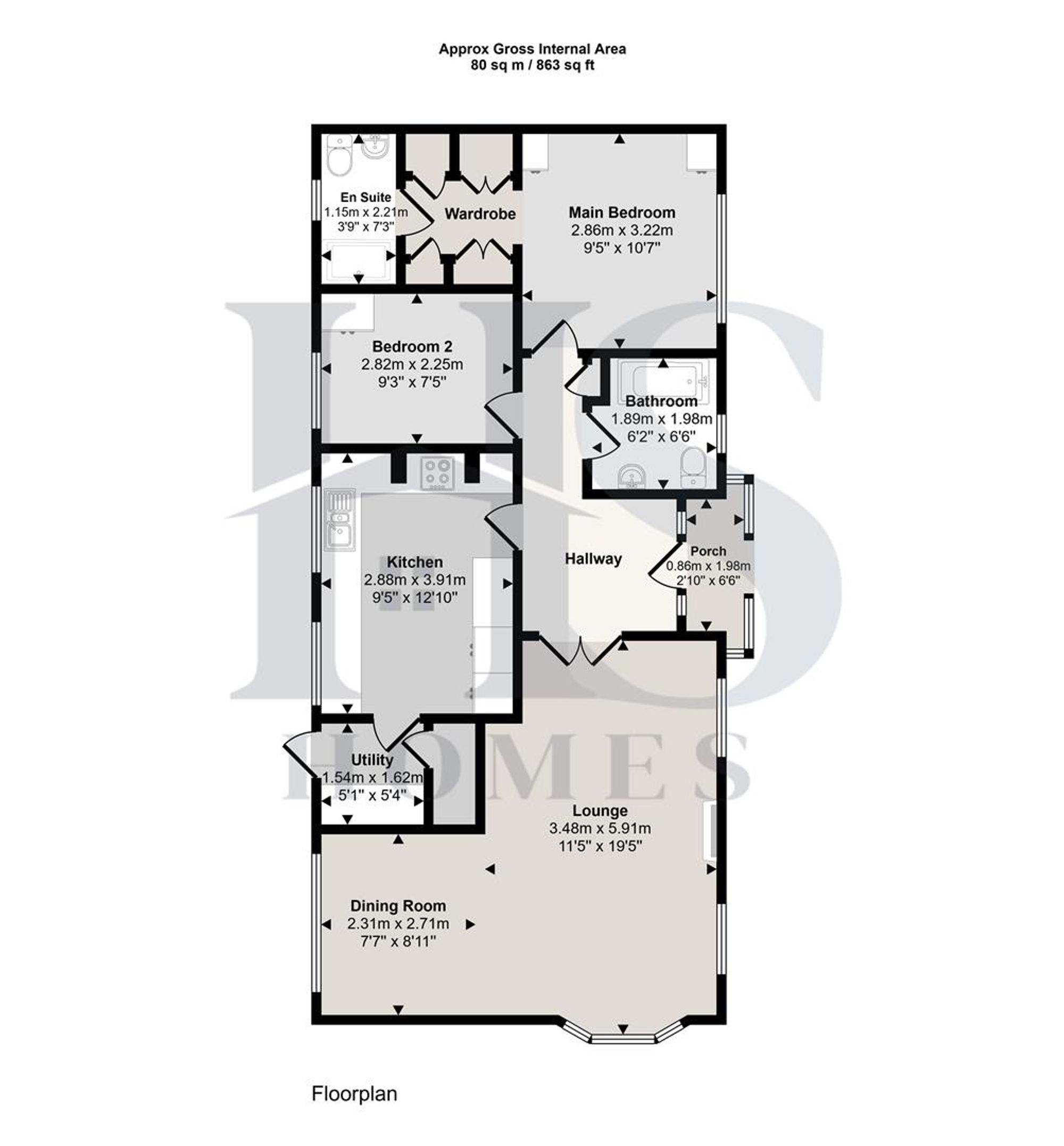 4 Windmill Park Windmill Lane, Coventry floorplan