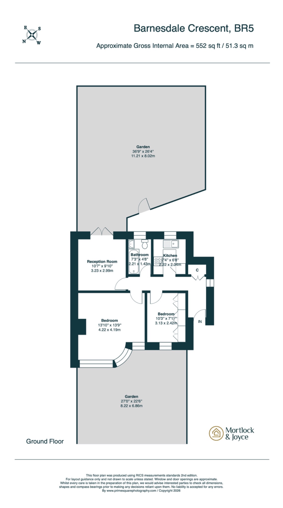 45 Barnesdale Crescent, Orpington, Kent floorplan