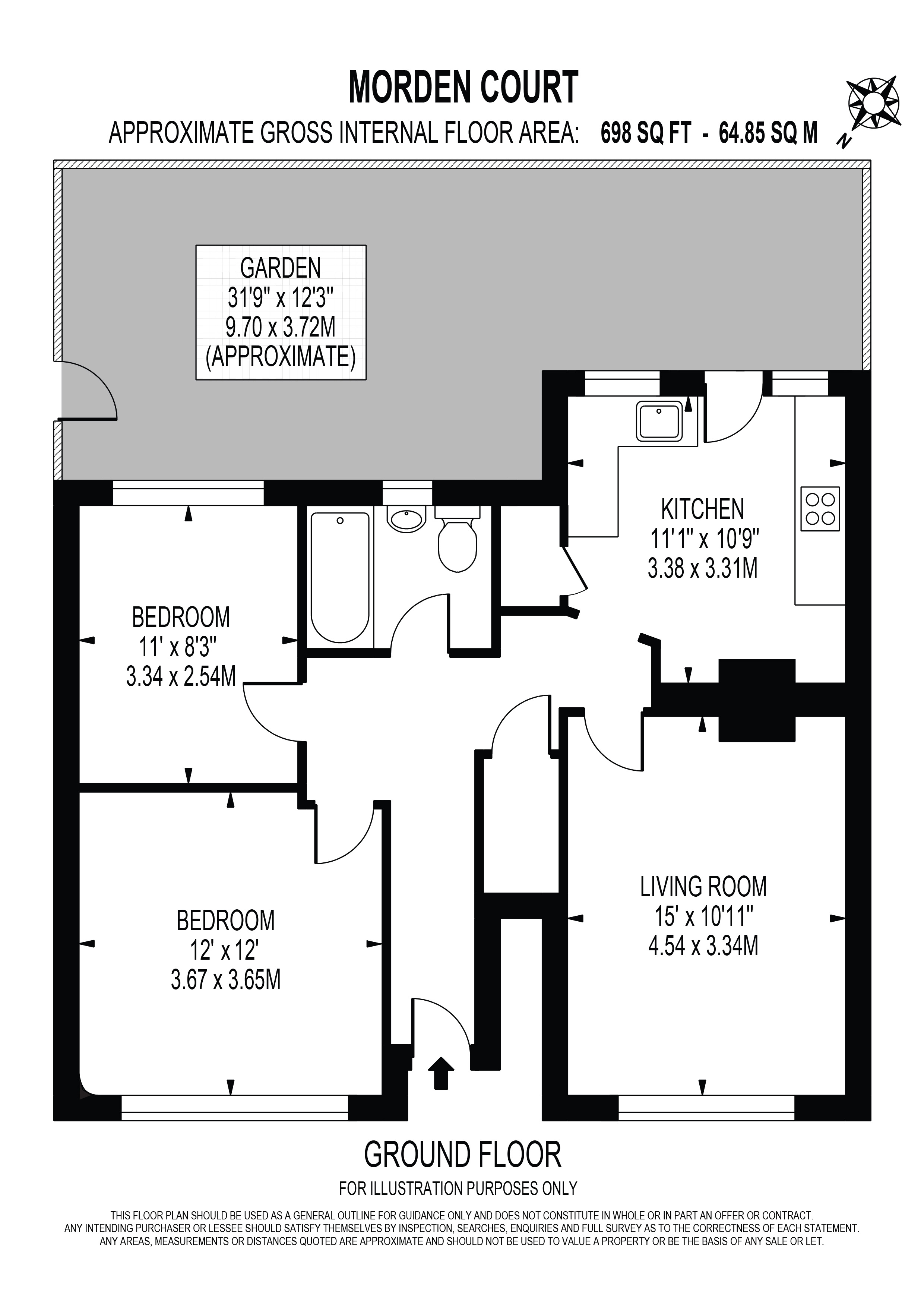 Morden Court, Morden floorplan
