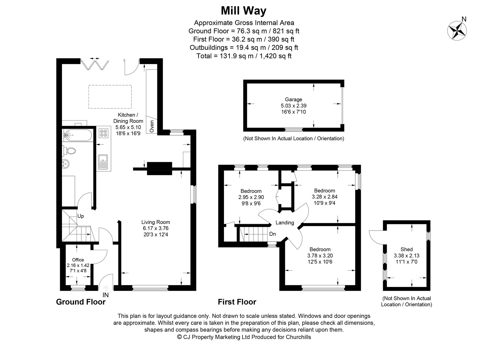 51 Mill Way, Bushey floorplan