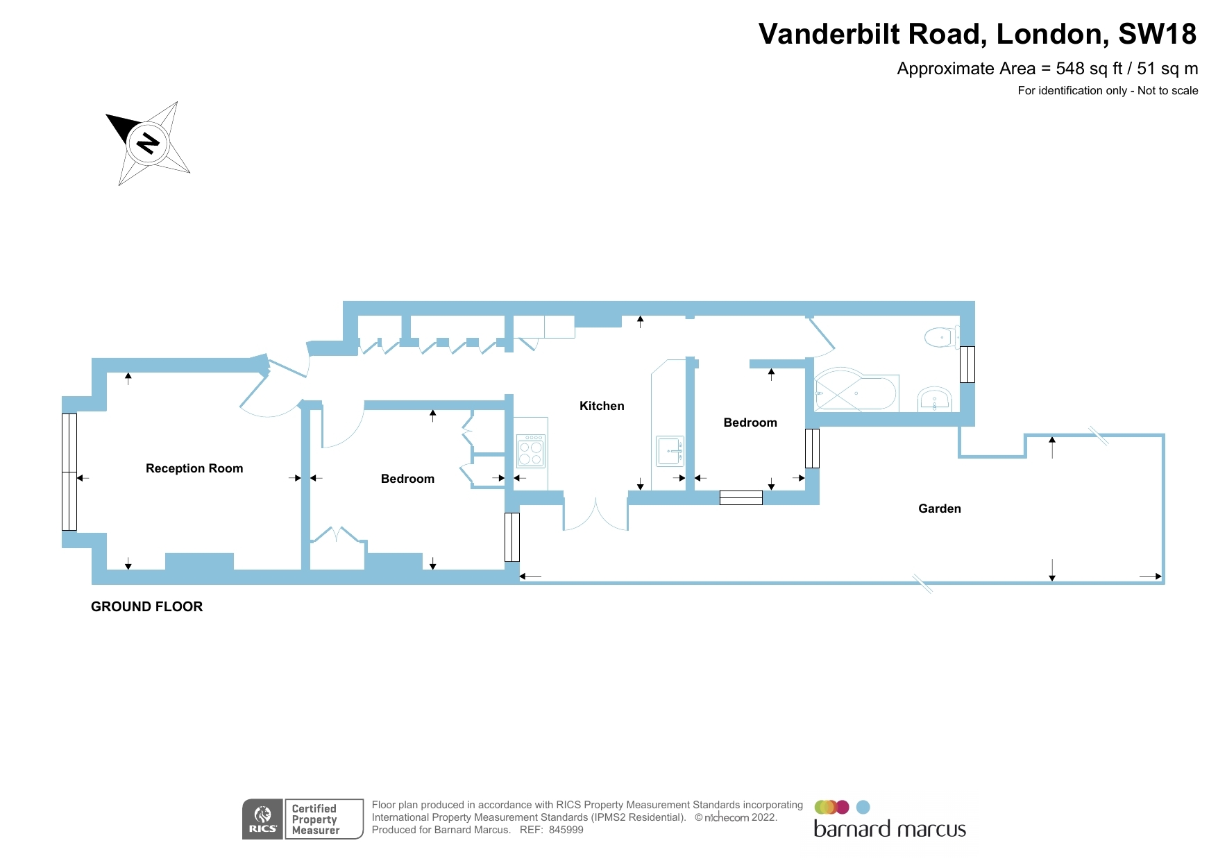 Vanderbilt Road, London SW18, 2 bedroom flat for sale 61443775
