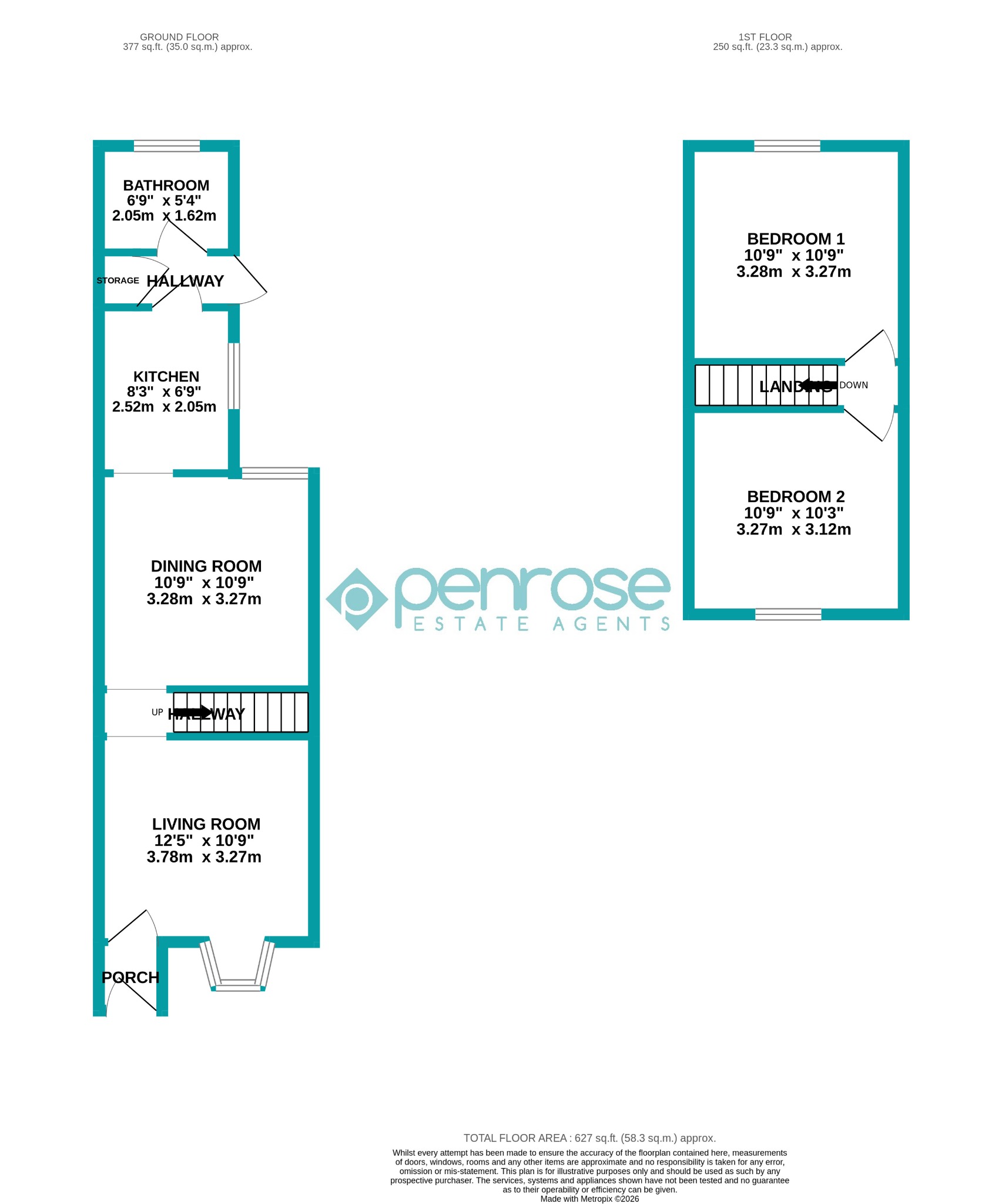 119, Turners Road South, Luton floorplan