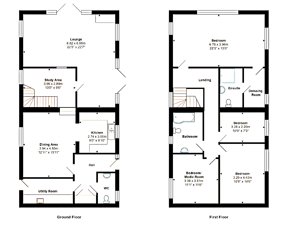Tremodrett, St Austell floorplan
