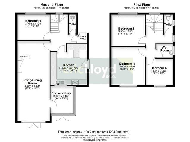 3, Rea Barn Close, Brixham floorplan