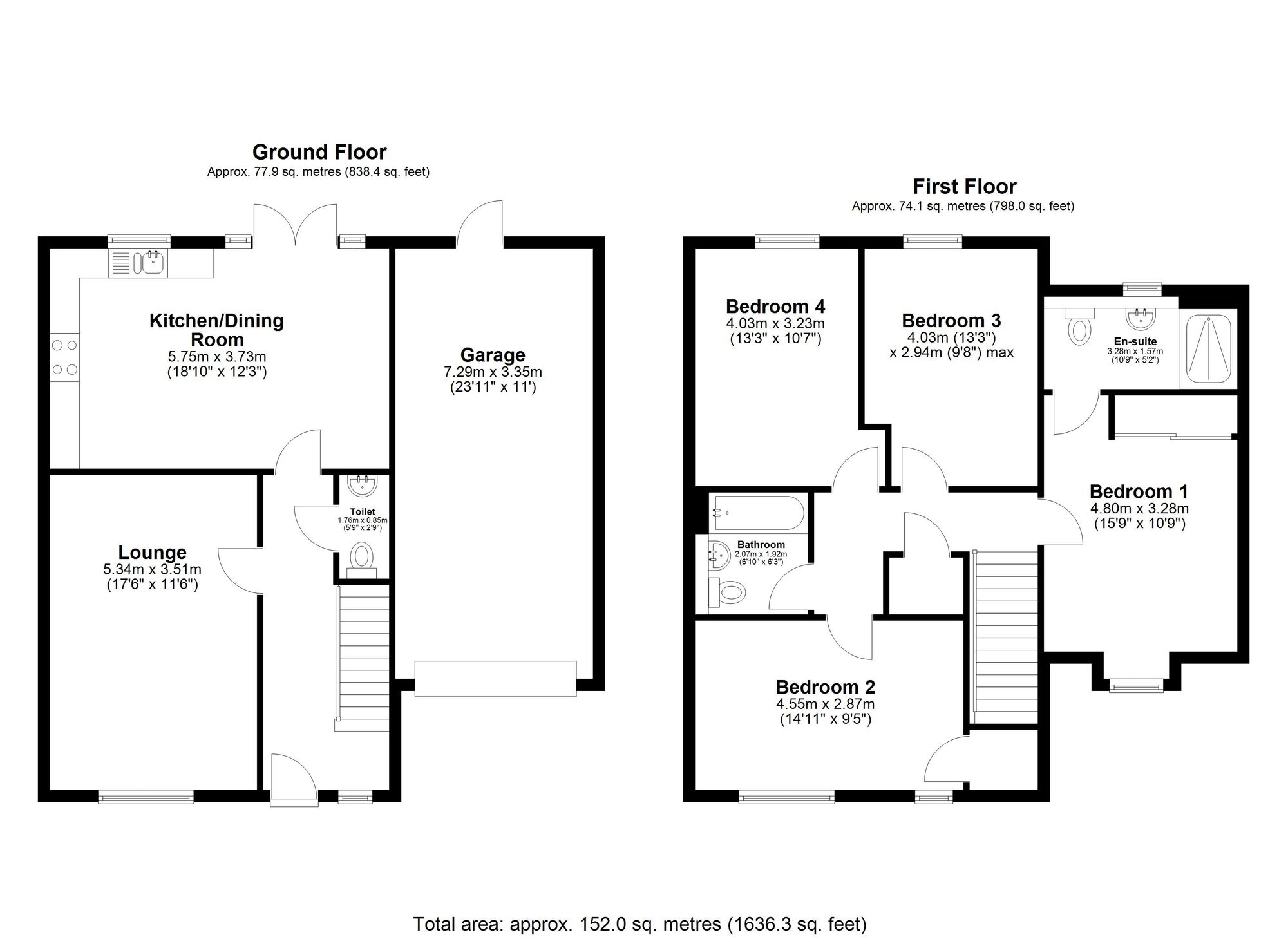 18 Challis Close, Cambridge floorplan
