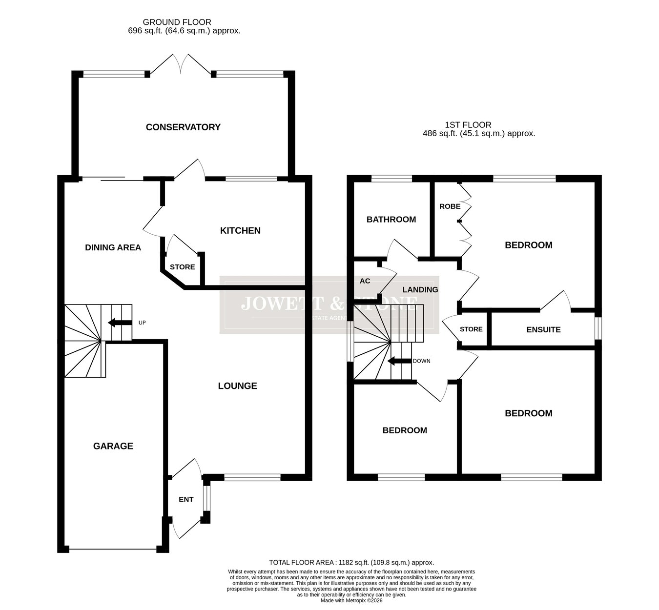 12, Burrows Close, Leicester floorplan