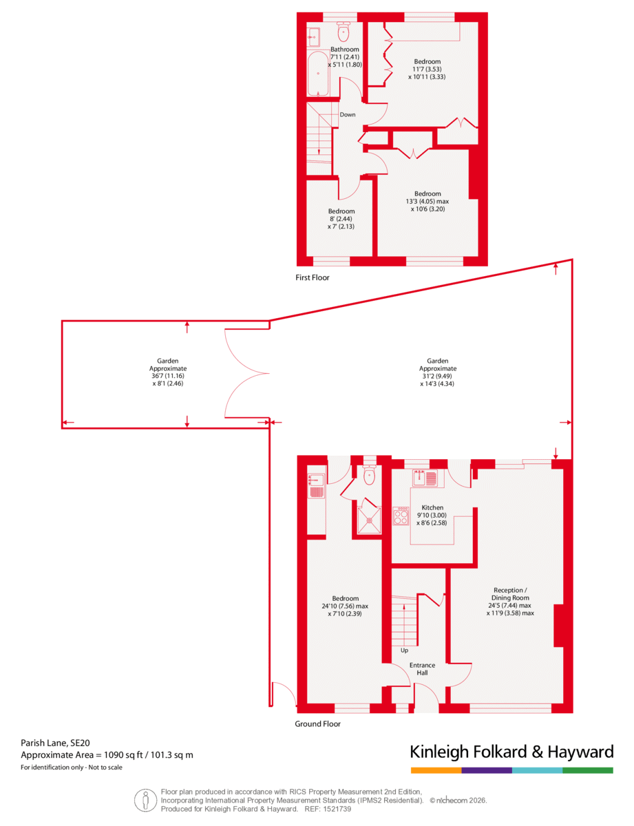 85, Parish Lane, London floorplan