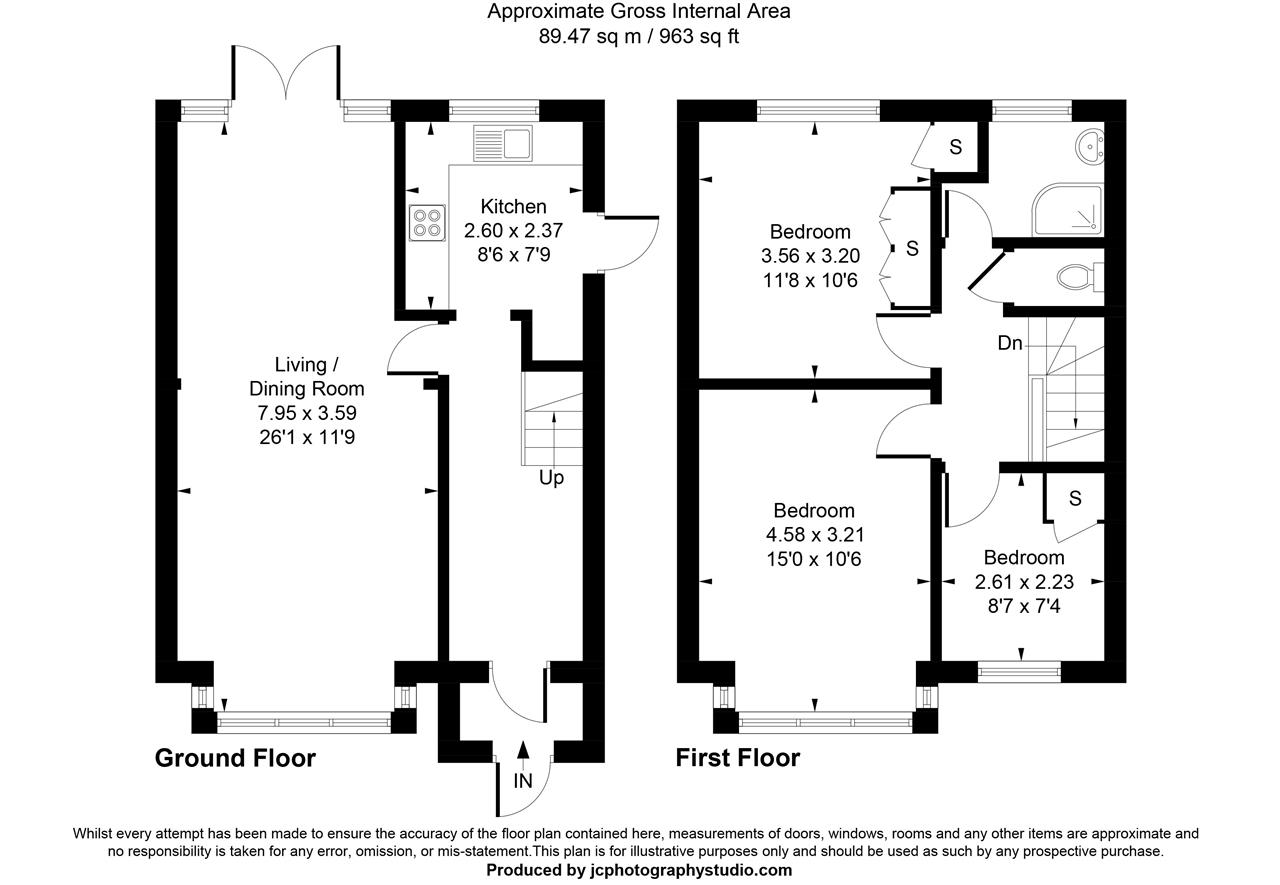 Benedict Drive, Bedfont floorplan