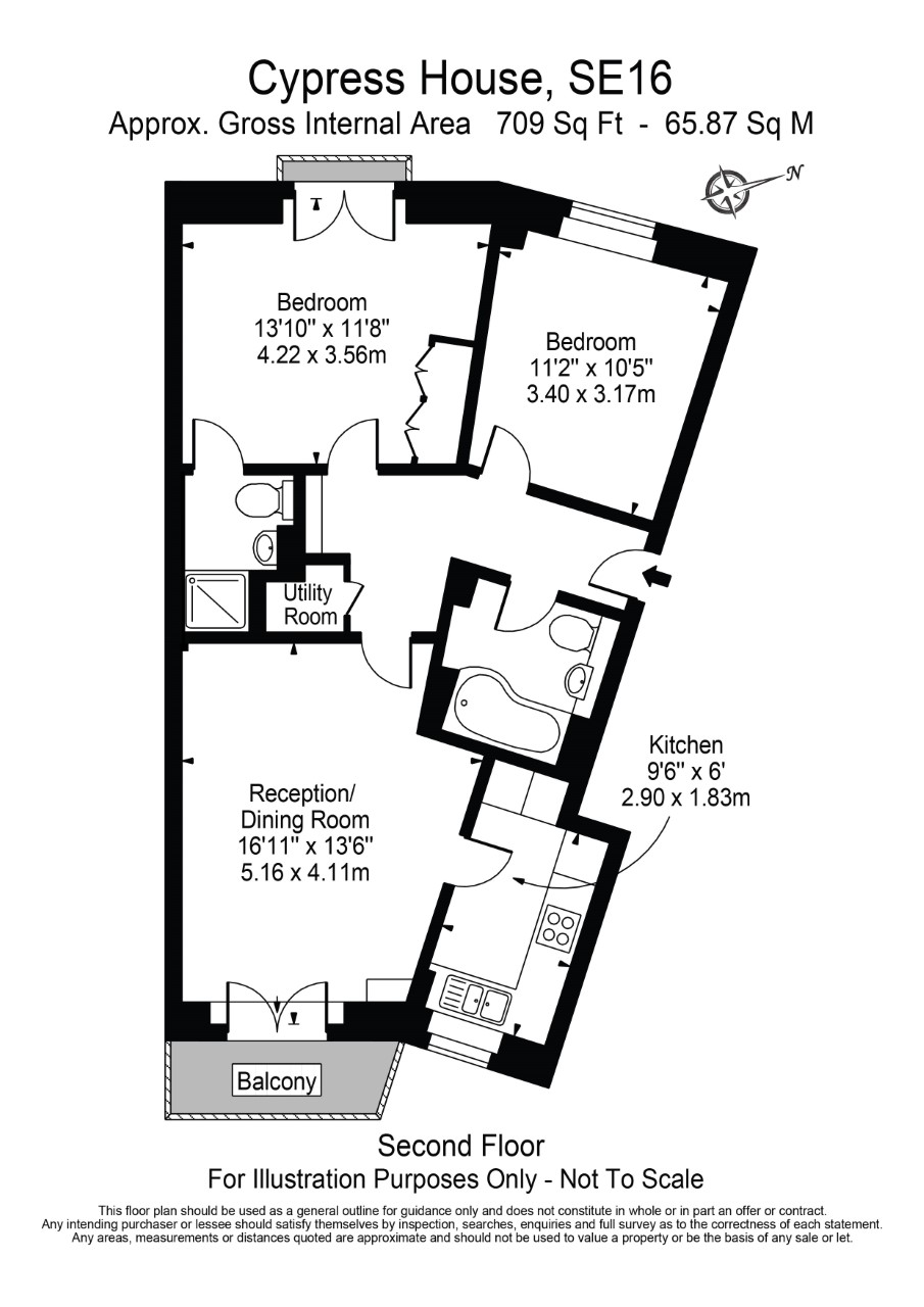 5, Cypress House, 5 Woodland Crescent floorplan