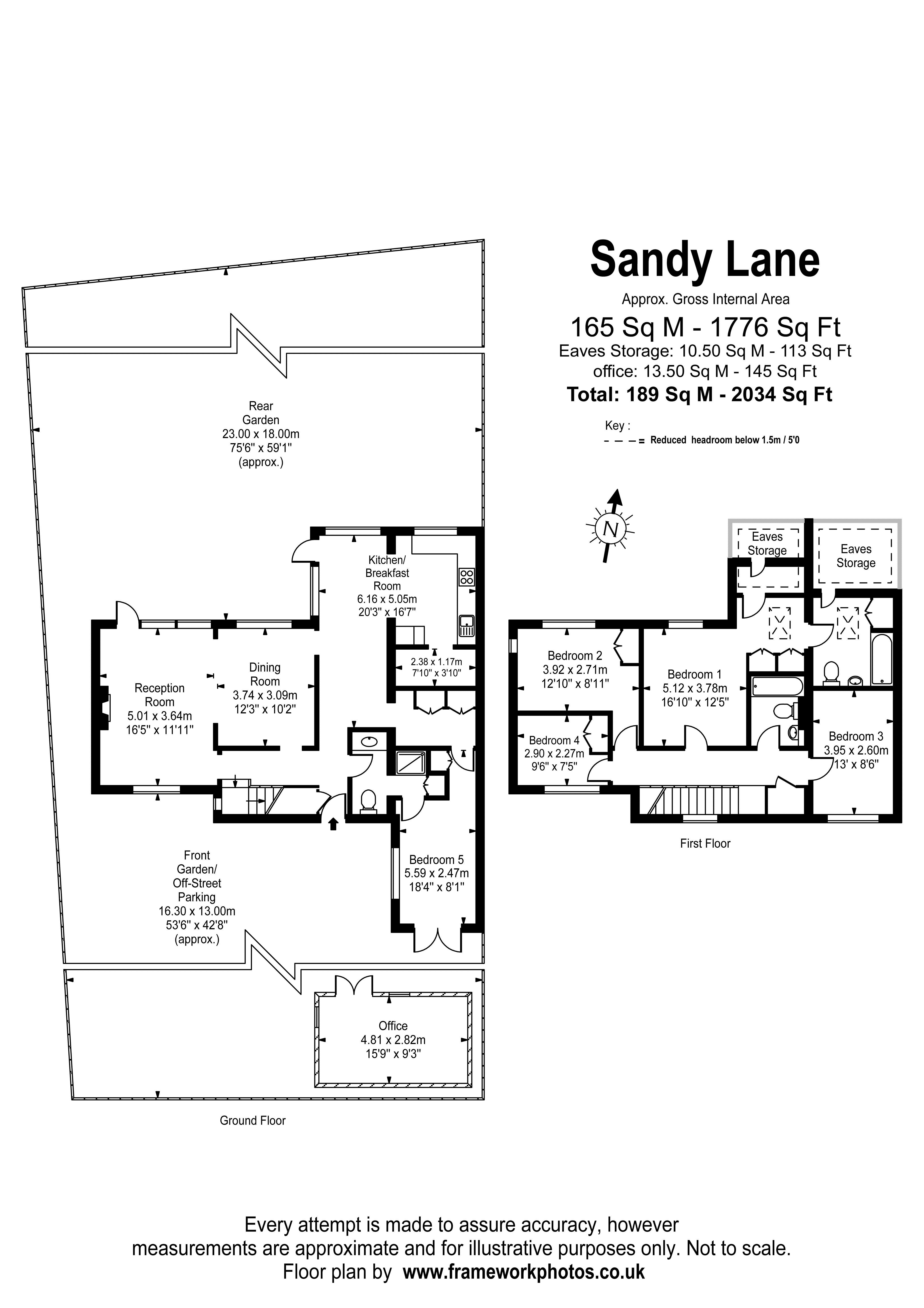 5 Bedrooms  for sale in Sandy Lane, Ham, Richmond TW10