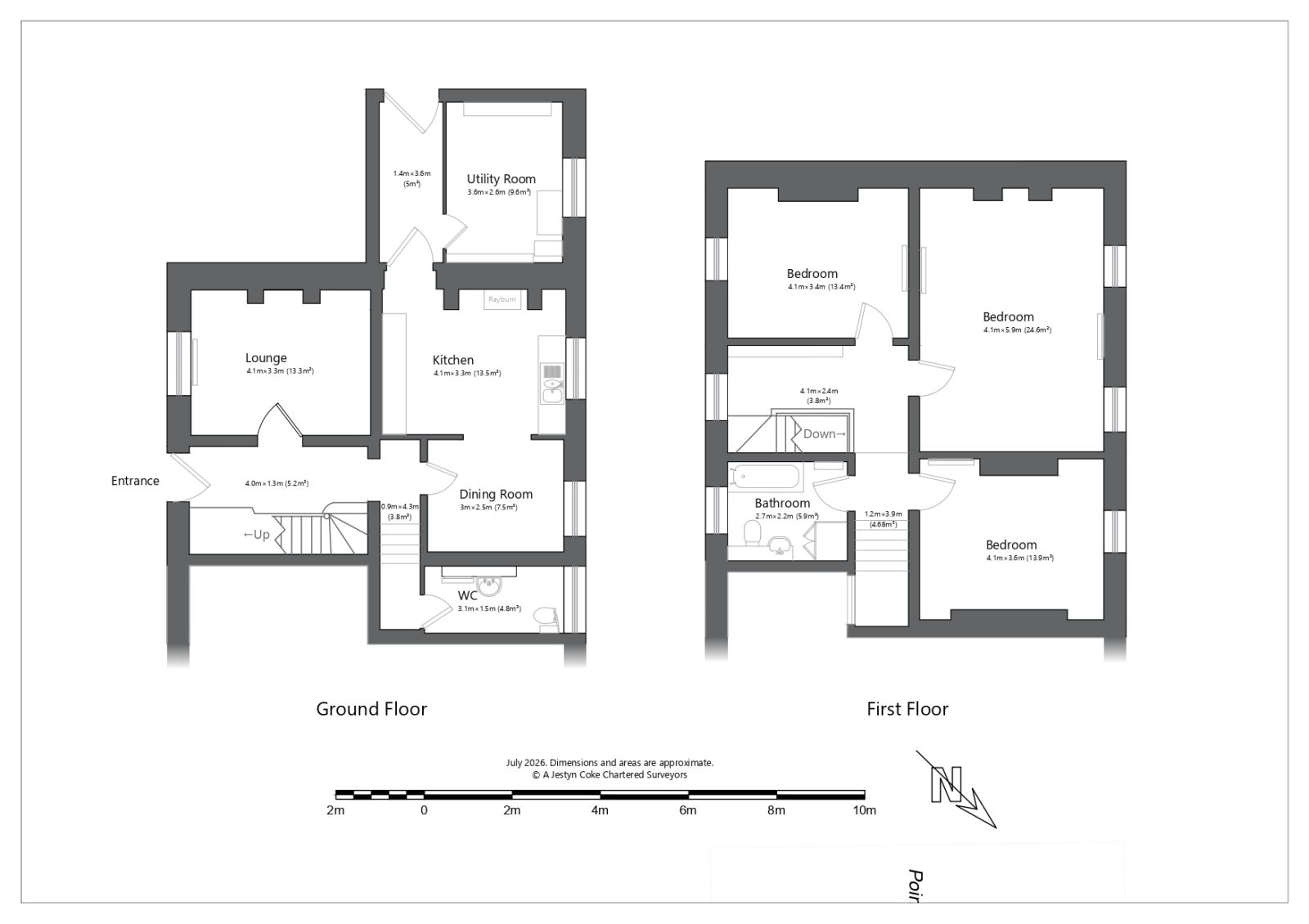 The Old Rectory, Pidney, Hazelbury Bryan floorplan