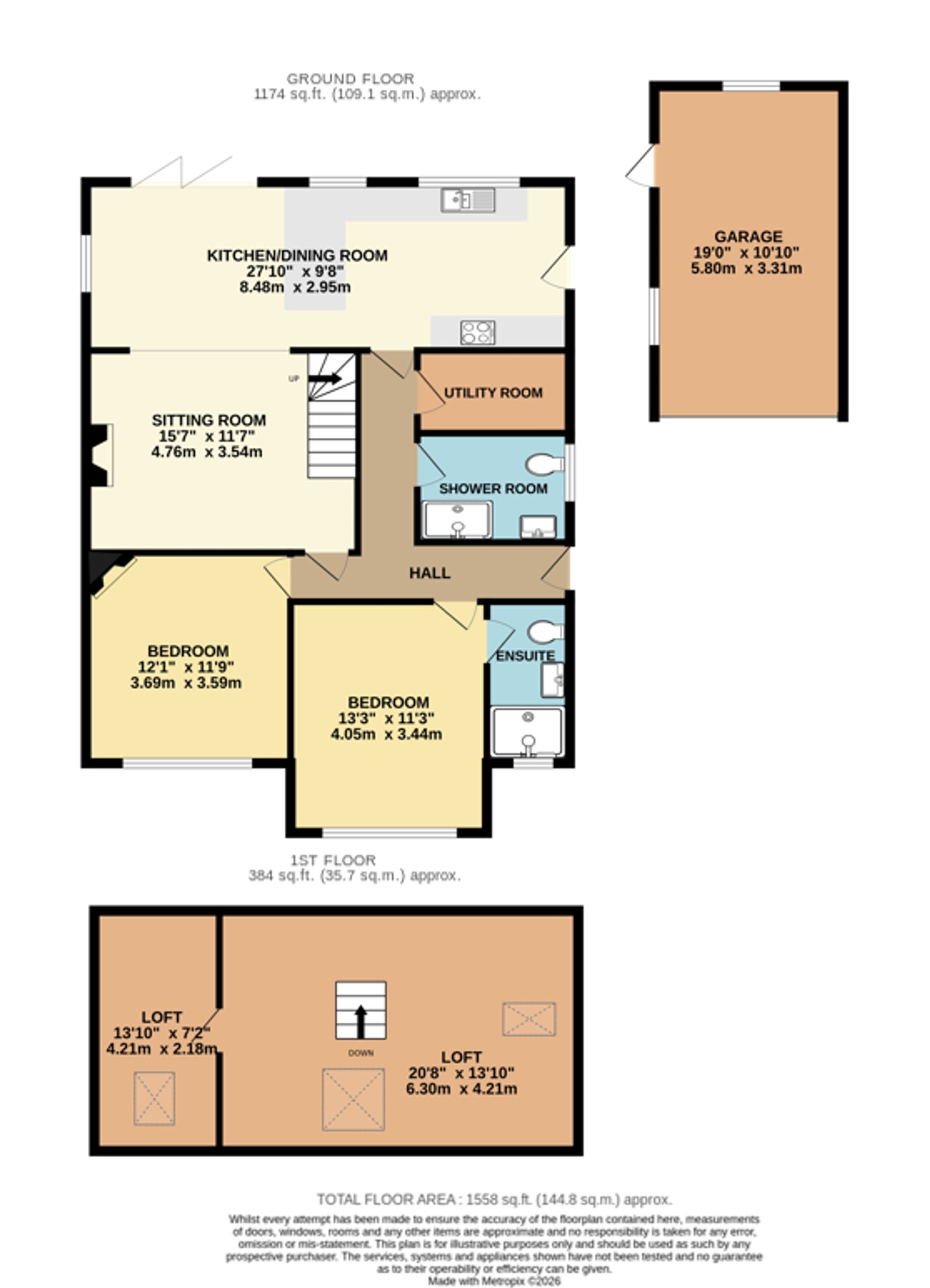 9 Grange Road, Southampton floorplan