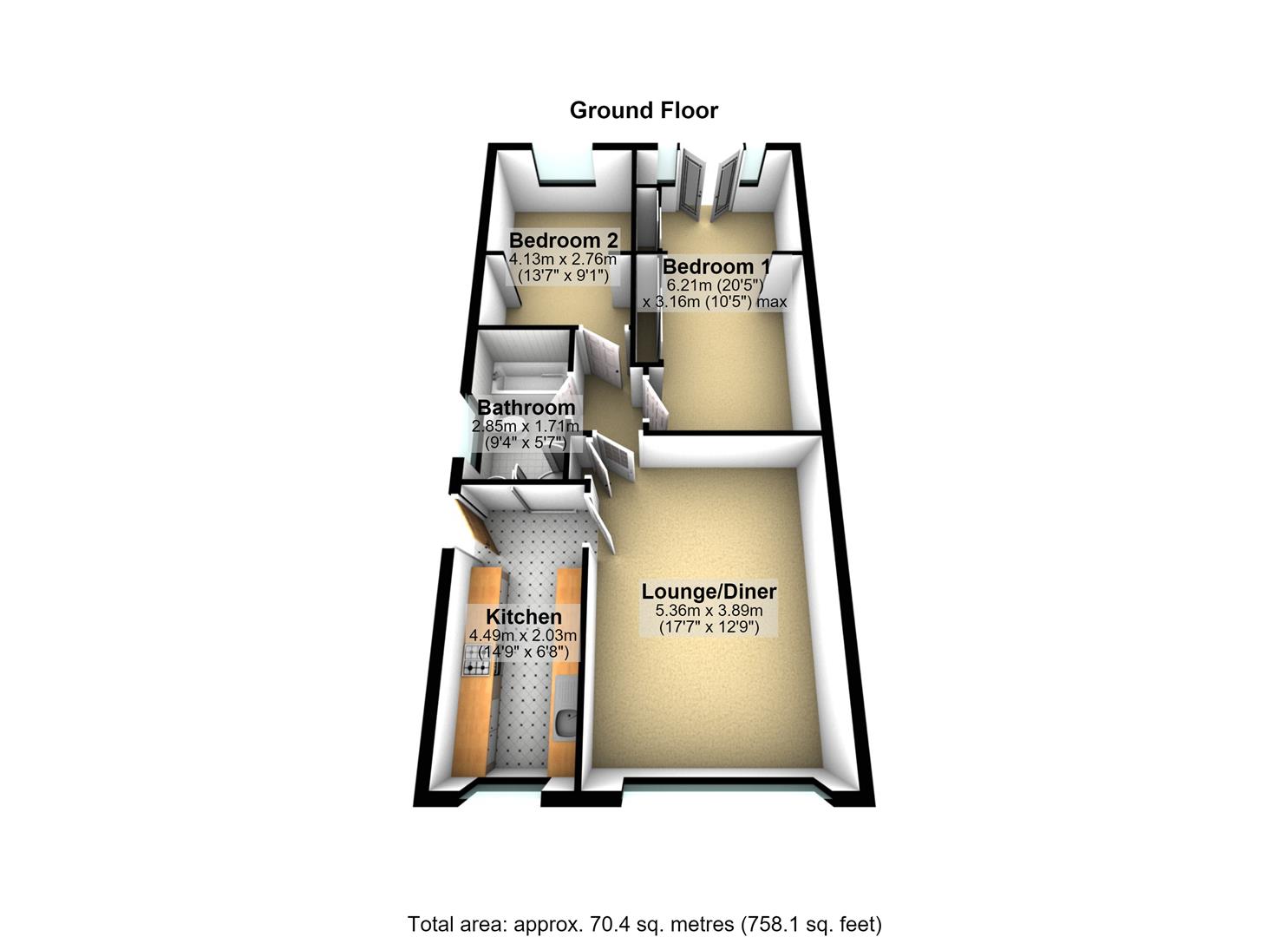 9, Purbeck Grove, Leeds floorplan